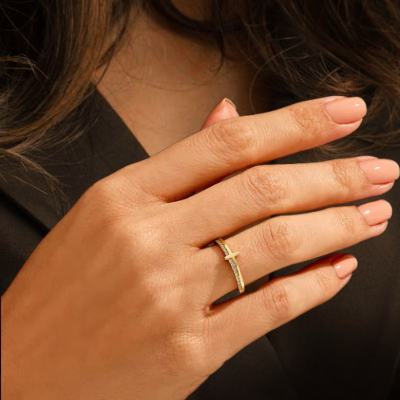 14K Gold Lab Grown Daimond Round Cut Diamond Wedding Band