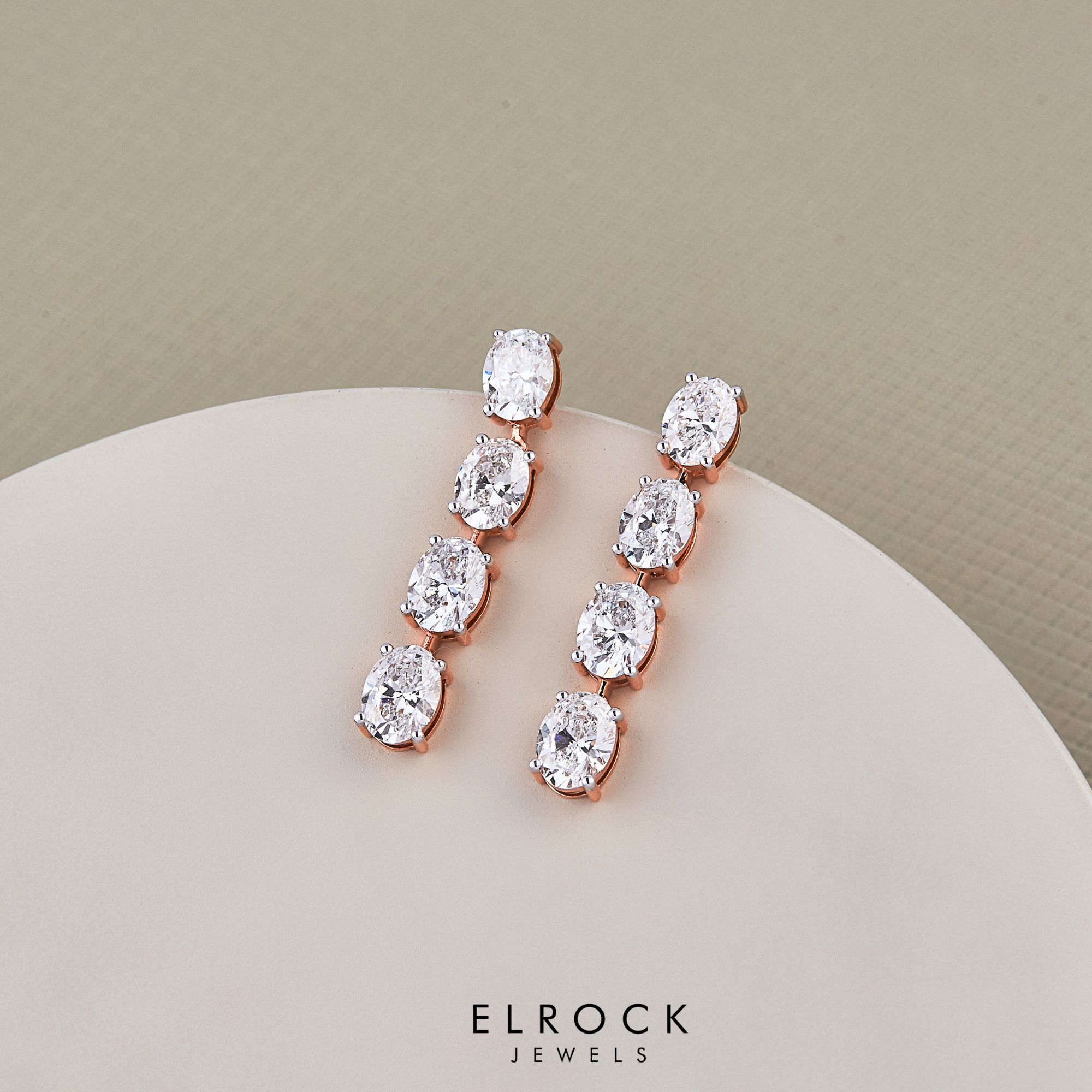 Oval Cut Diamond Tennis Necklace