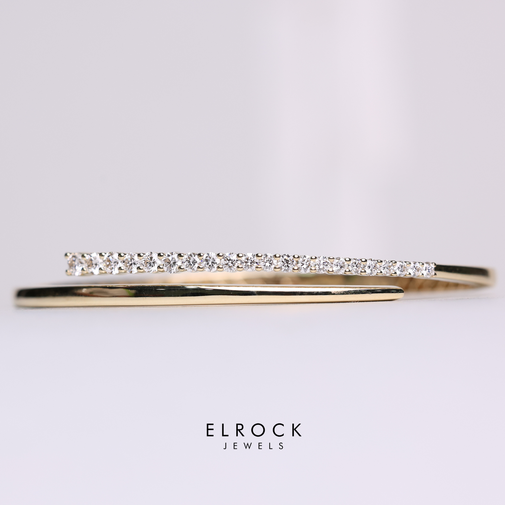 Unique Diamond Bangle Bracelet 1ct