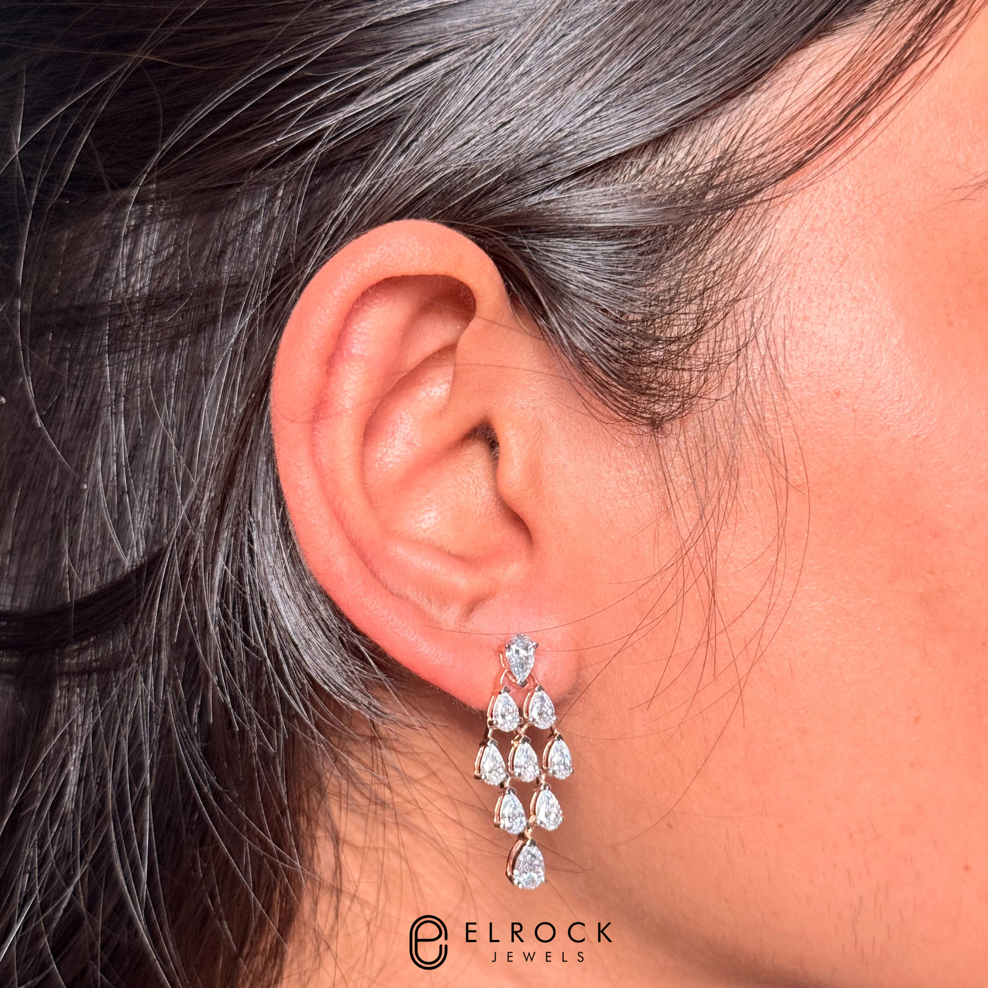 Pear Shape Diamond Necklace