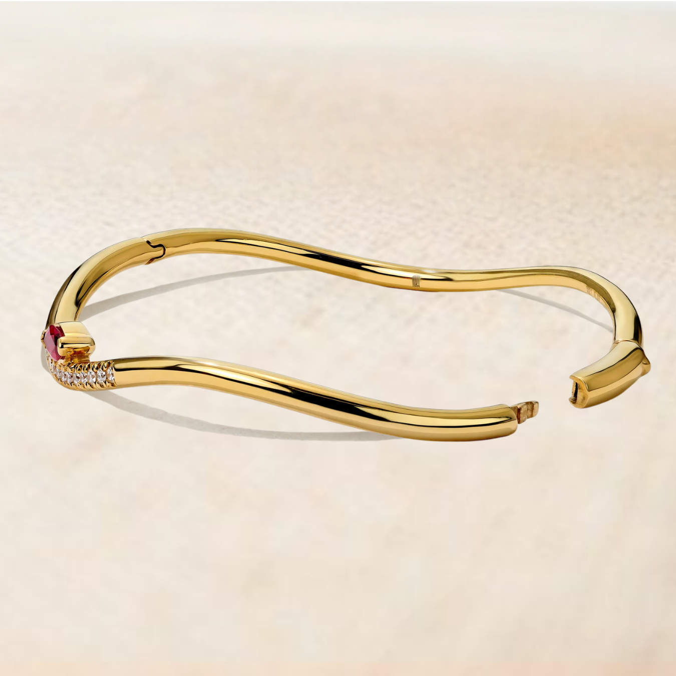 Gold Round Birthstone Bracelets