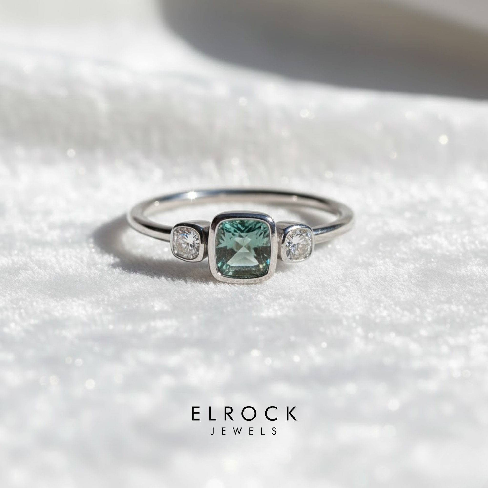 14K Minimalist Solid Gold Wedding Band for Her