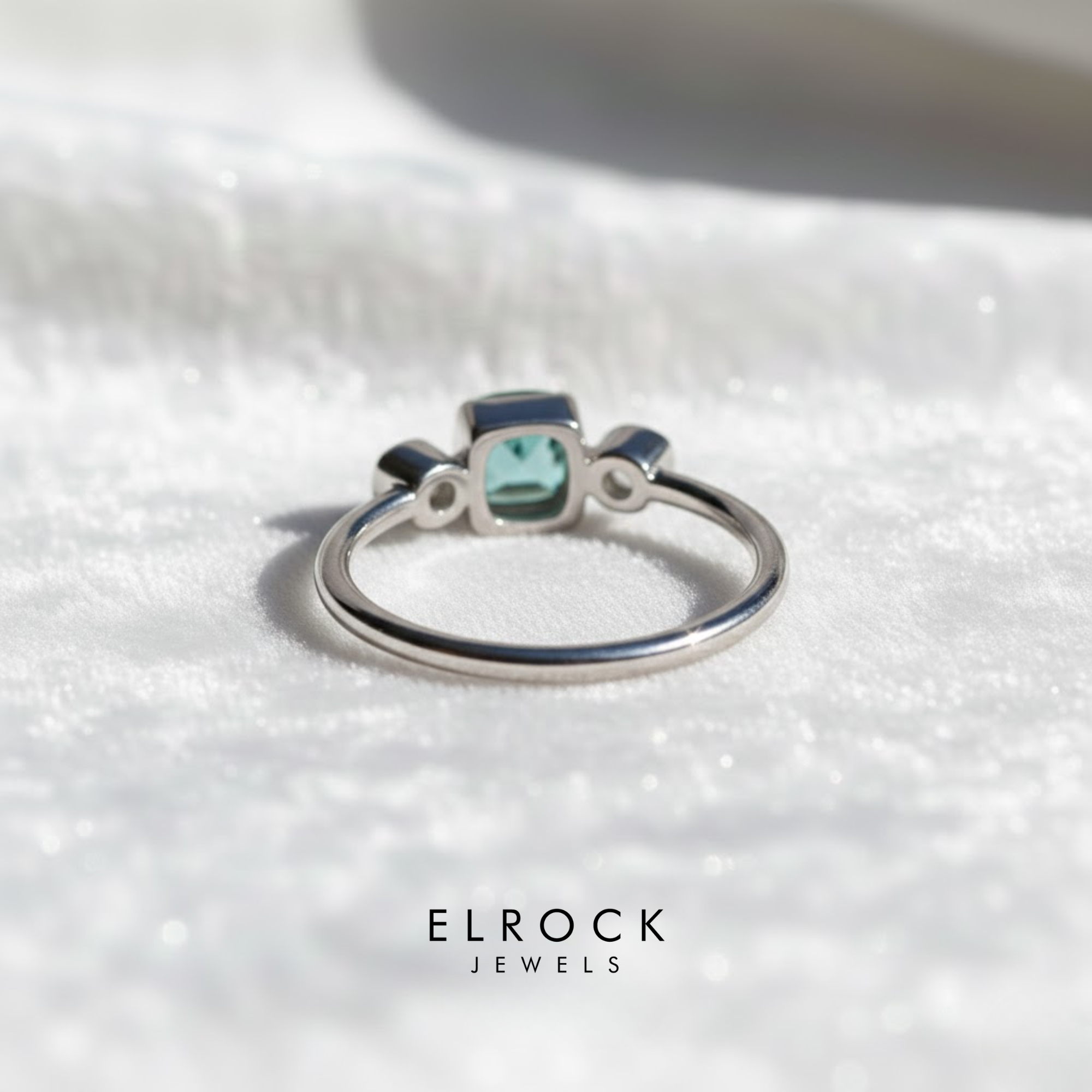 14K Minimalist Solid Gold Wedding Band for Her