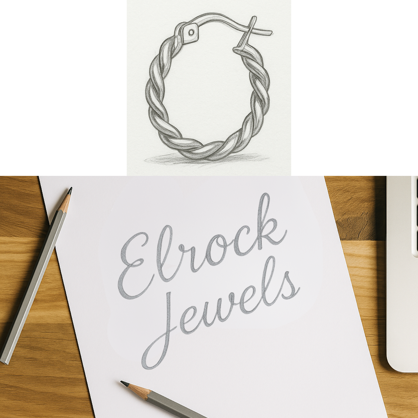 14K Gold Twist Rope Earrings 20MM Rope Chain Hoop Earrings