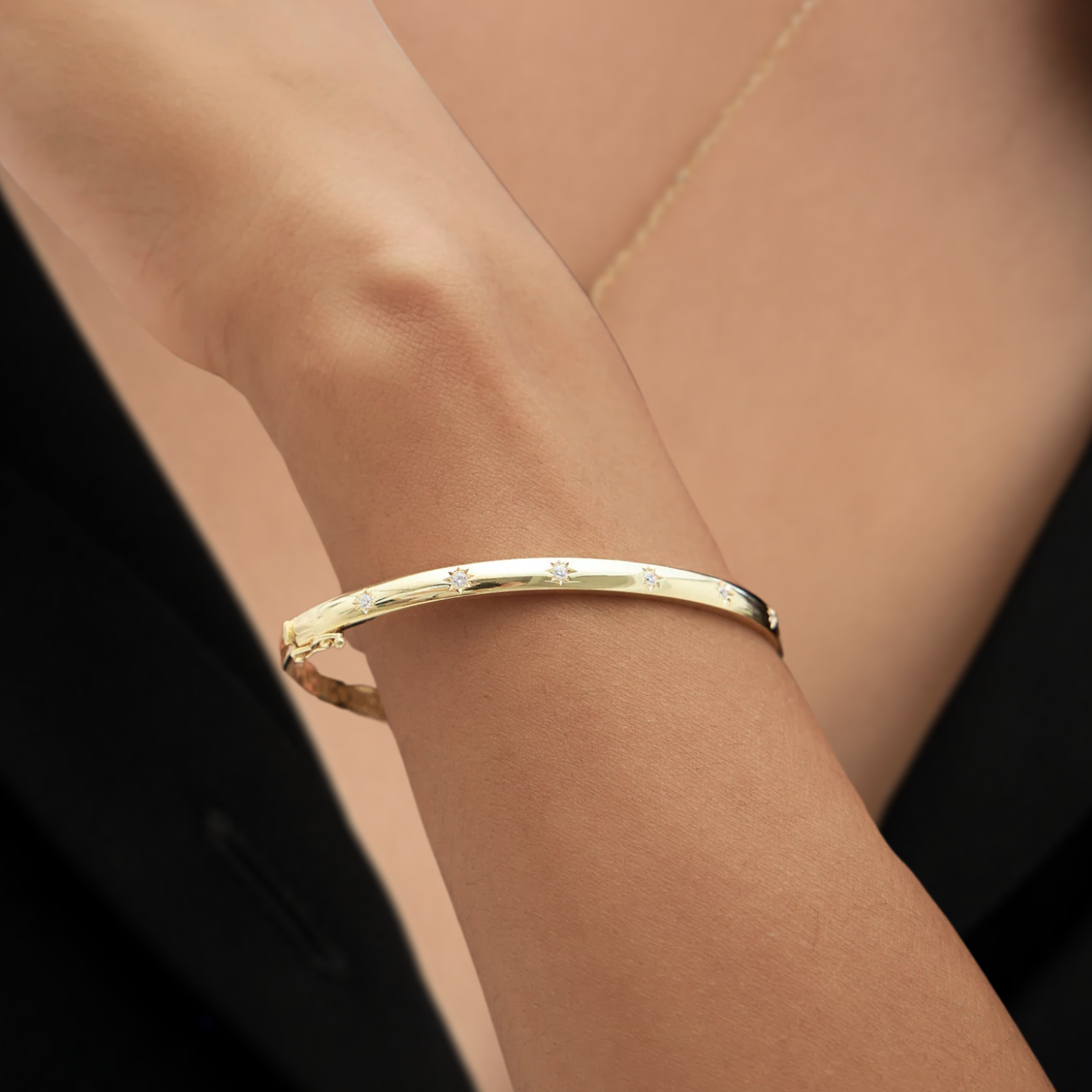 Gold Starburst Bracelet