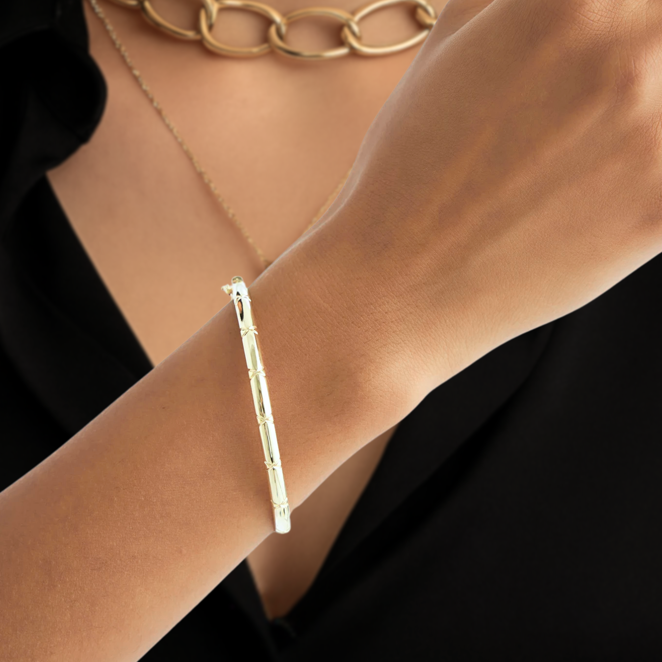 Gold Starburst Bracelet