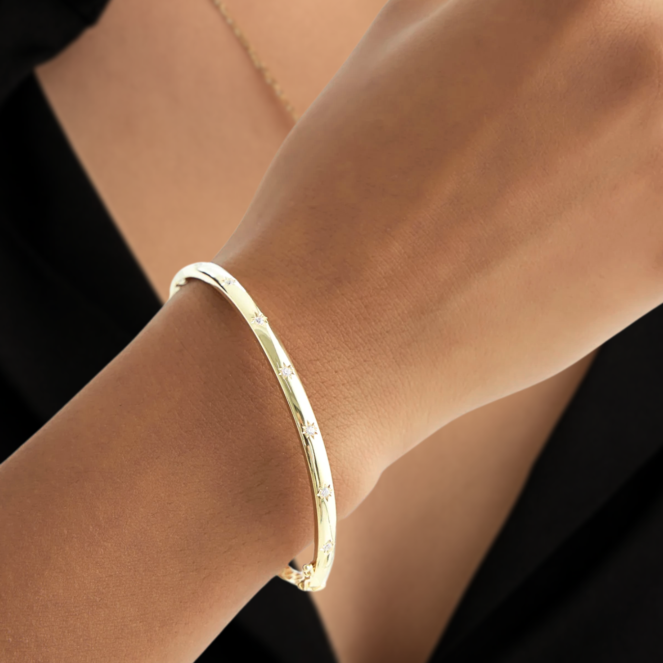 Gold Starburst Bracelet