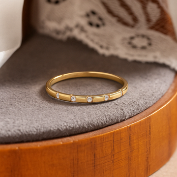 14kt Yellow Gold Band / Promise Ring / Solid Gold Ring / Diamond Wedding Rings Women