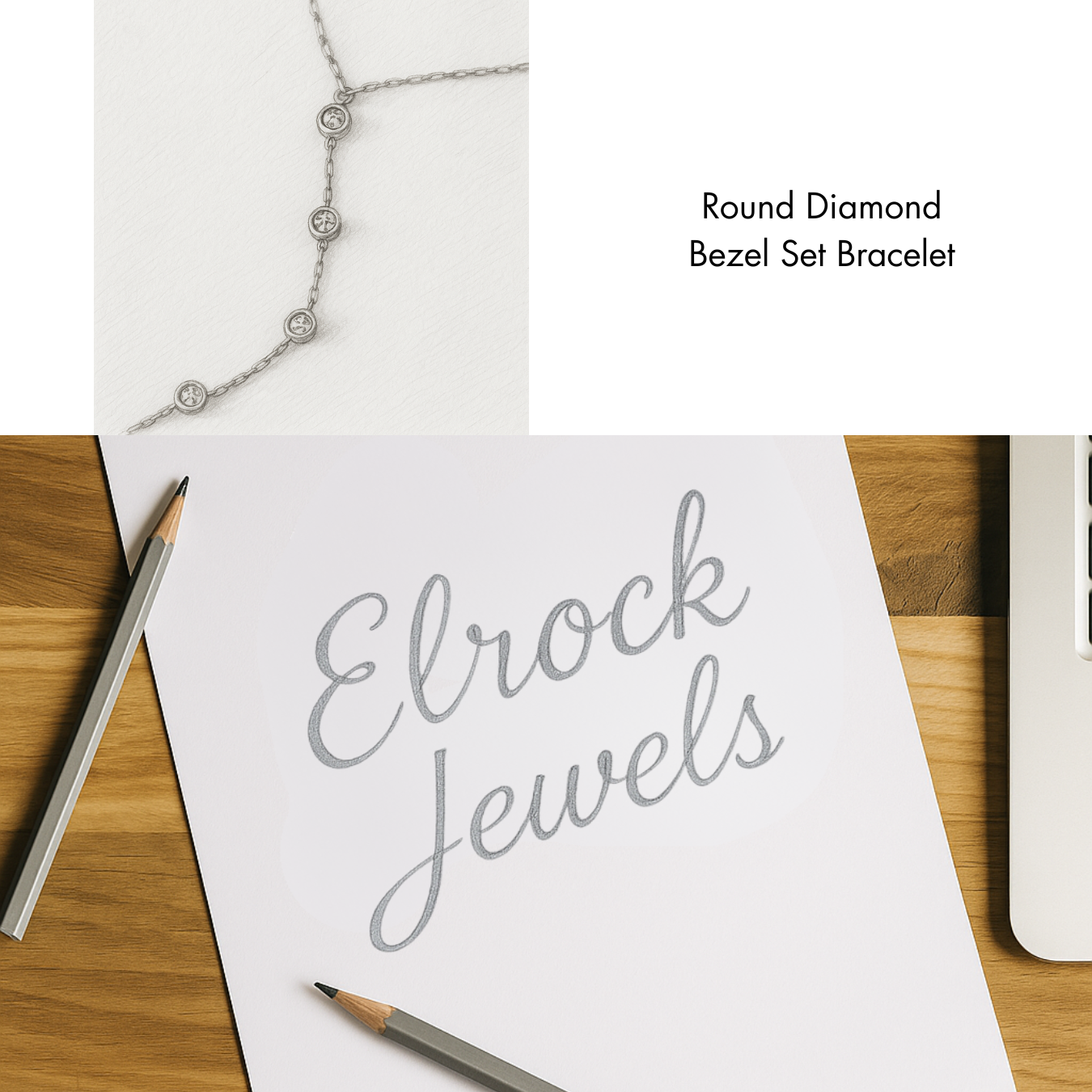 14K Solid Gold Diamond Slave Bracelet / Solid Gold Chain Gold Ring Bracelet