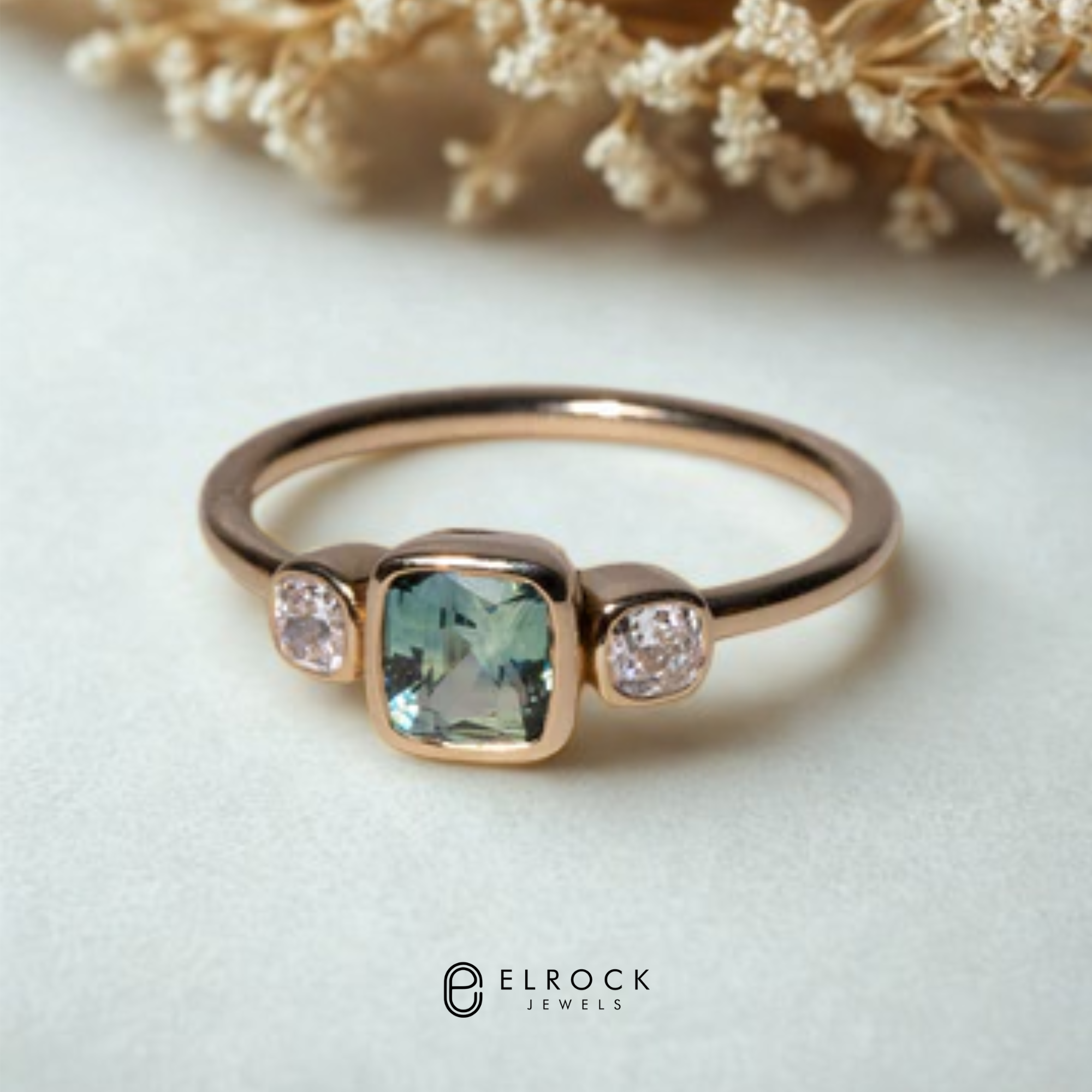 Minimalist Solid Gold Wedding Band for Her