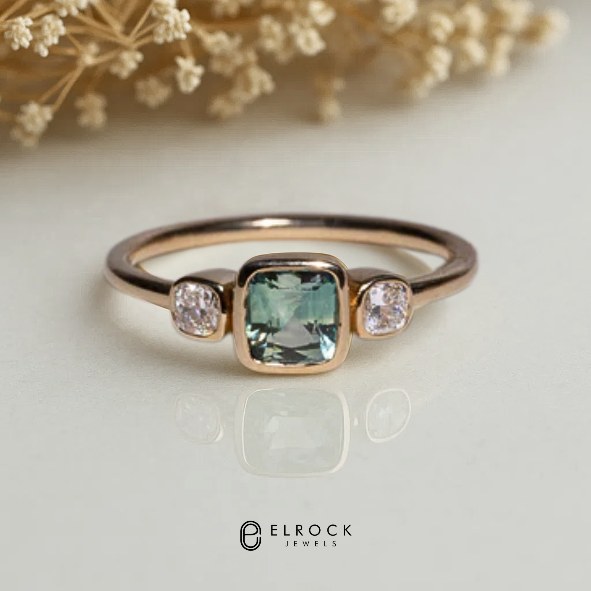 Minimalist Solid Gold Wedding Band for Her