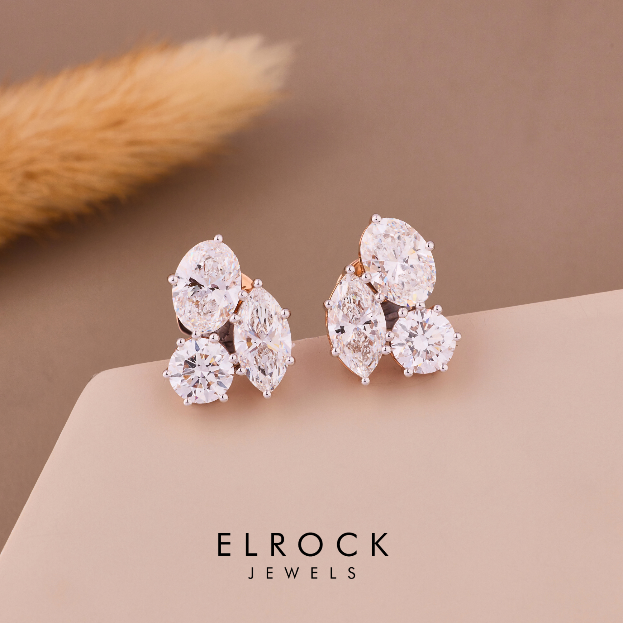 4.80 CTW Multi Stone Lab Grown Earring