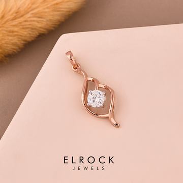 14K Lab Grown Diamond Solitaire Engagement Pendant Round Cut Bridesmaid 14K Gold Pendant