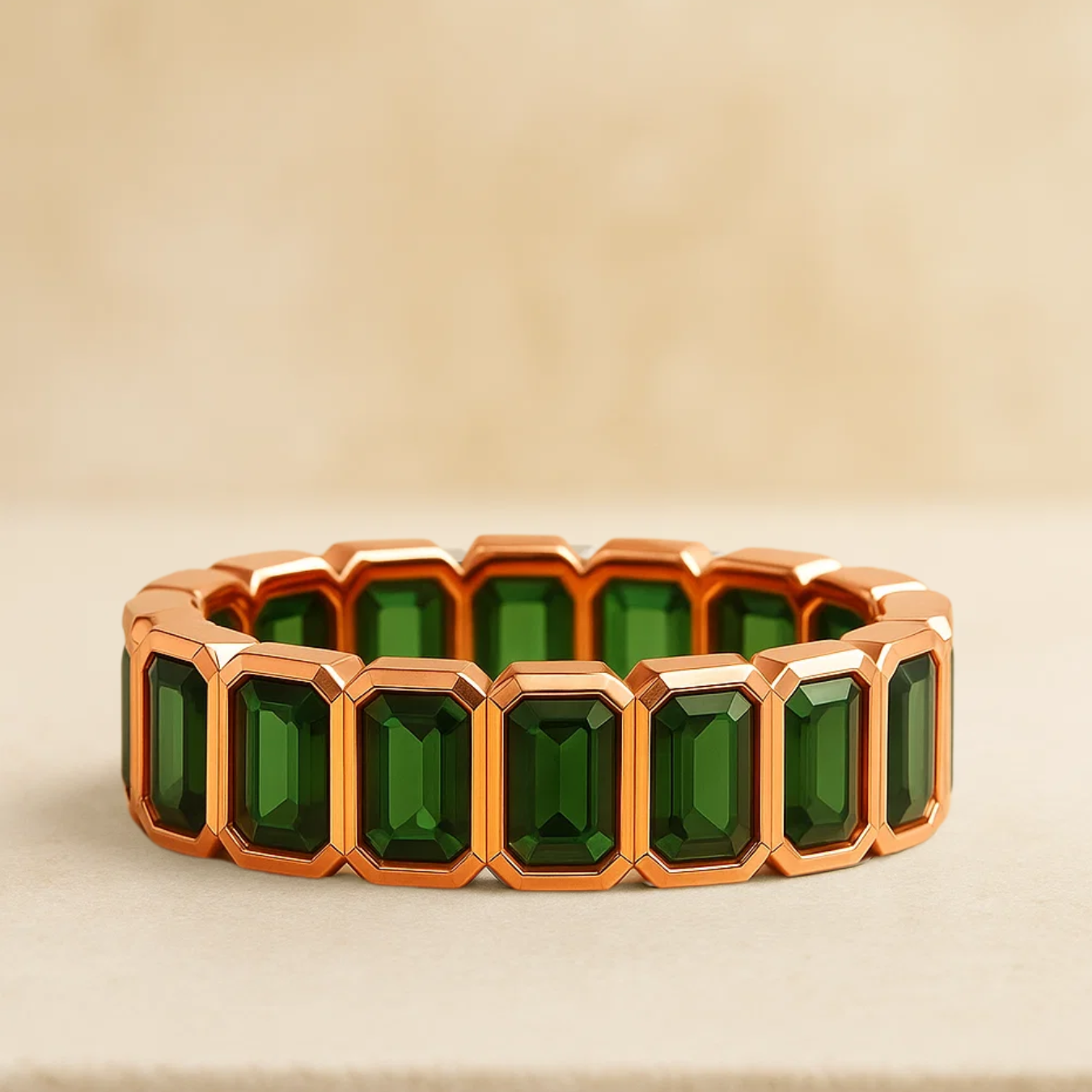 Emerald Cut Gemstone Ring