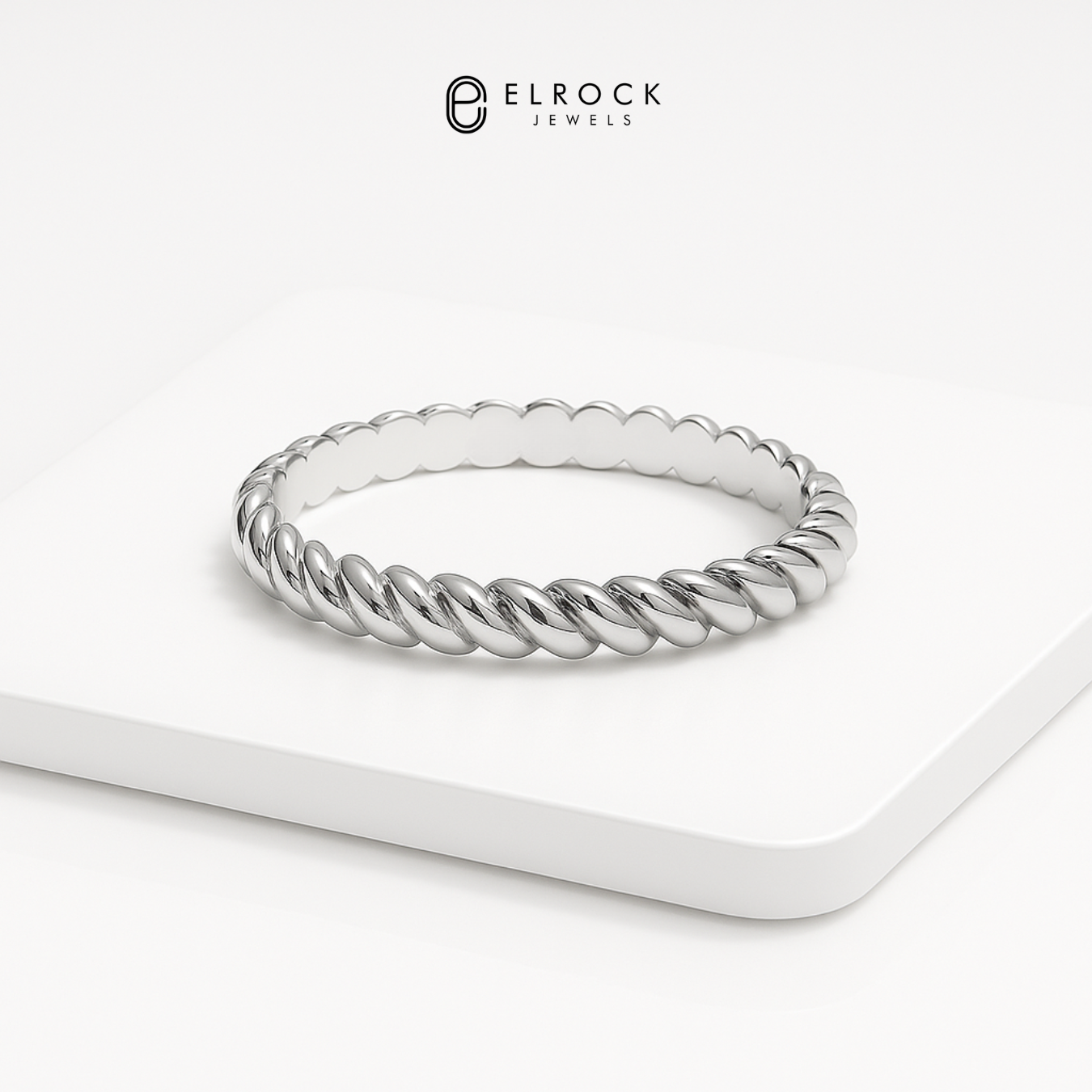 14K Solid Gold Braided Rope Ring, Dainty Twist Ring