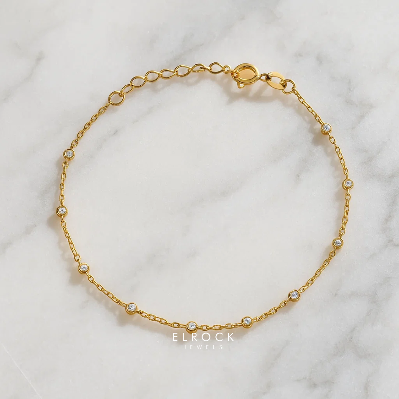 Bezel Bracelet Diamond Bracelet