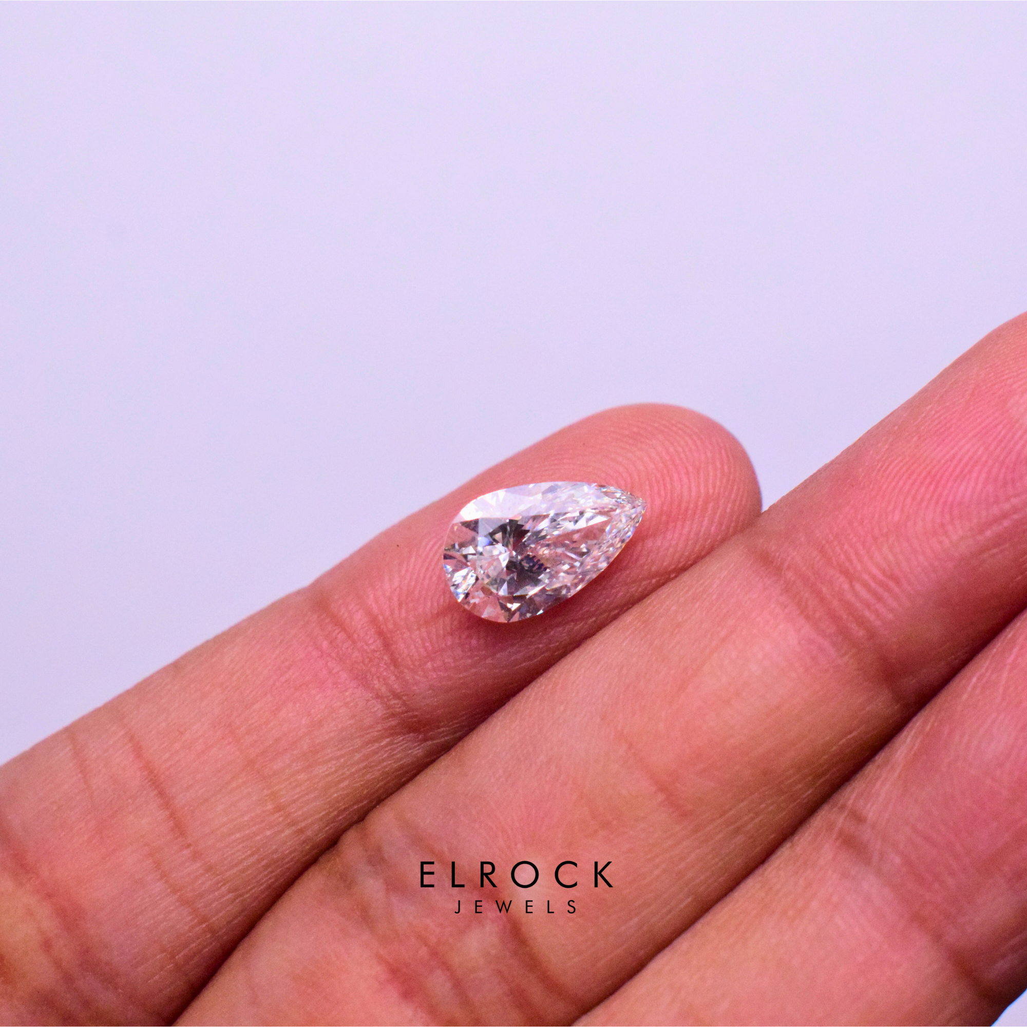 Lab Grown Pear Loose Diamond for Personalized Jewelry