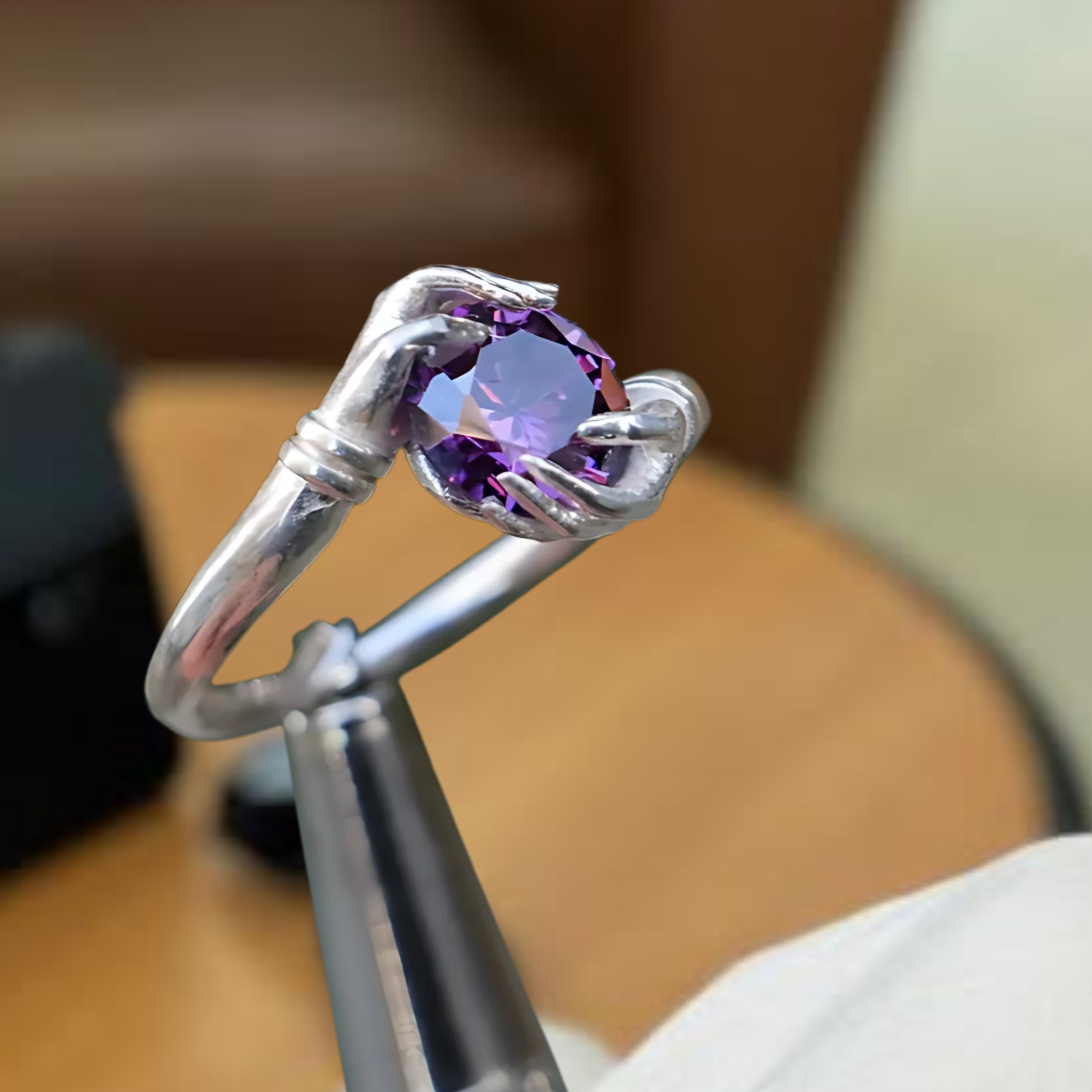 14K Birthstone Personalized Gemstone Ring