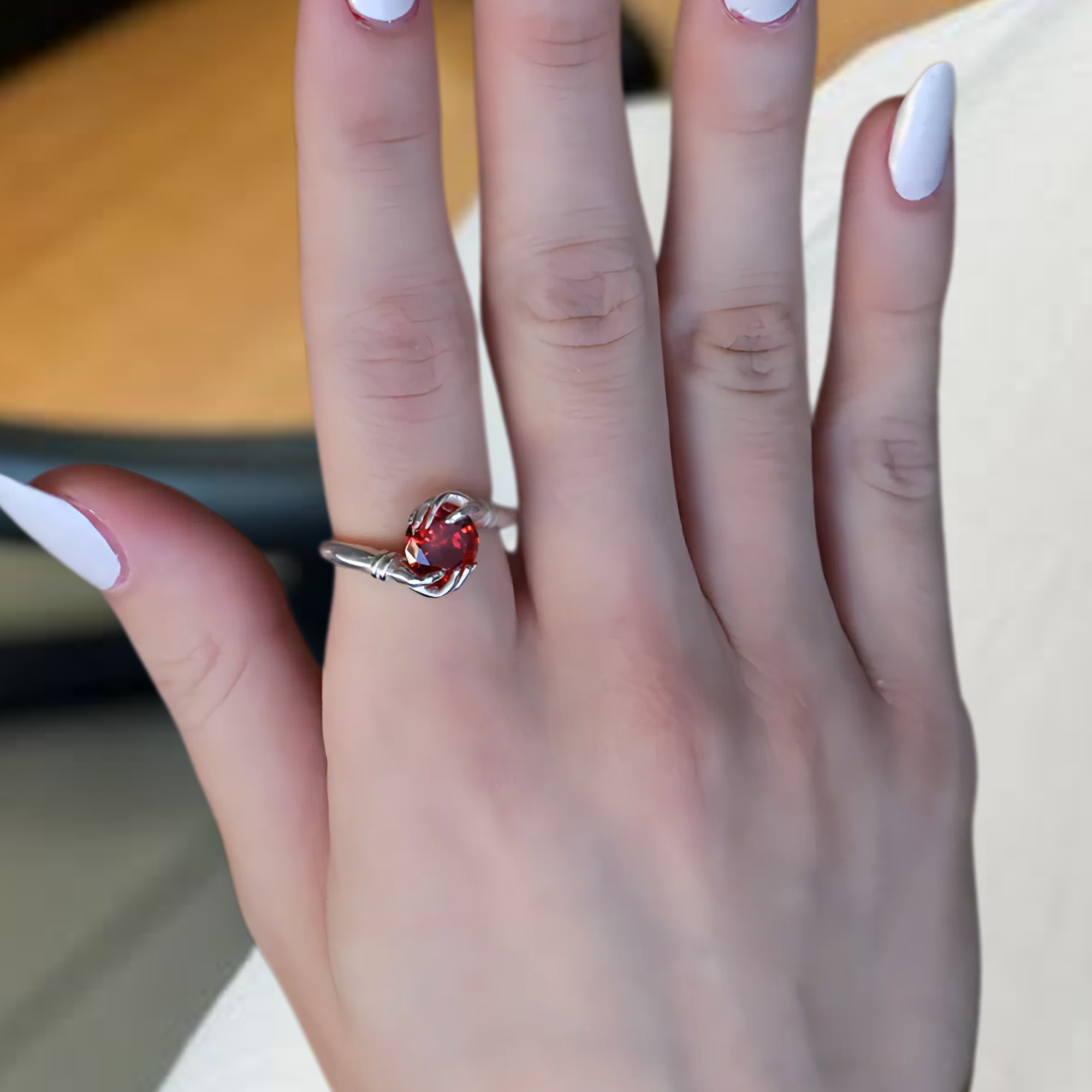 14K Birthstone Personalized Gemstone Ring