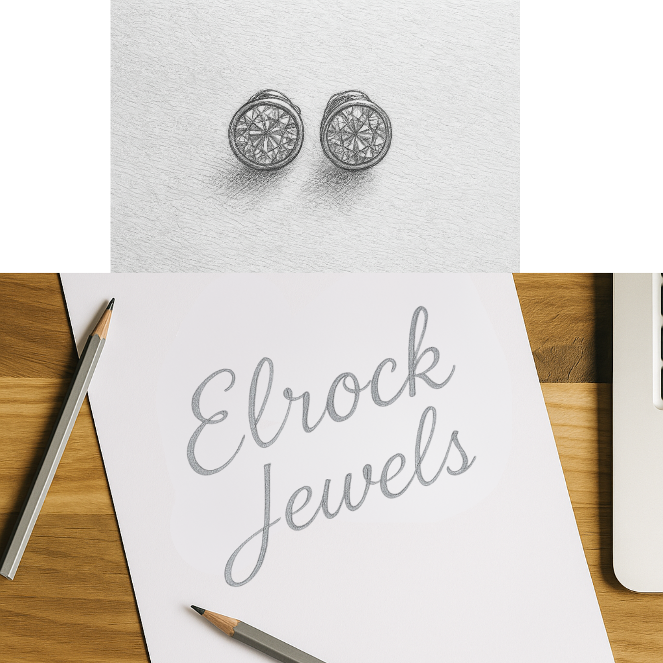 14K Round Cut Lab Diamond Stud Earrings