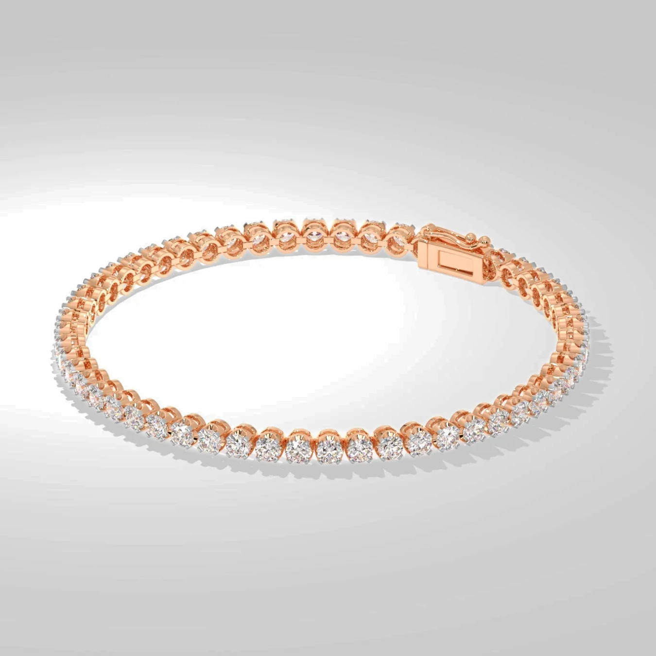Lab Grown Tennis Diamond Bracelet