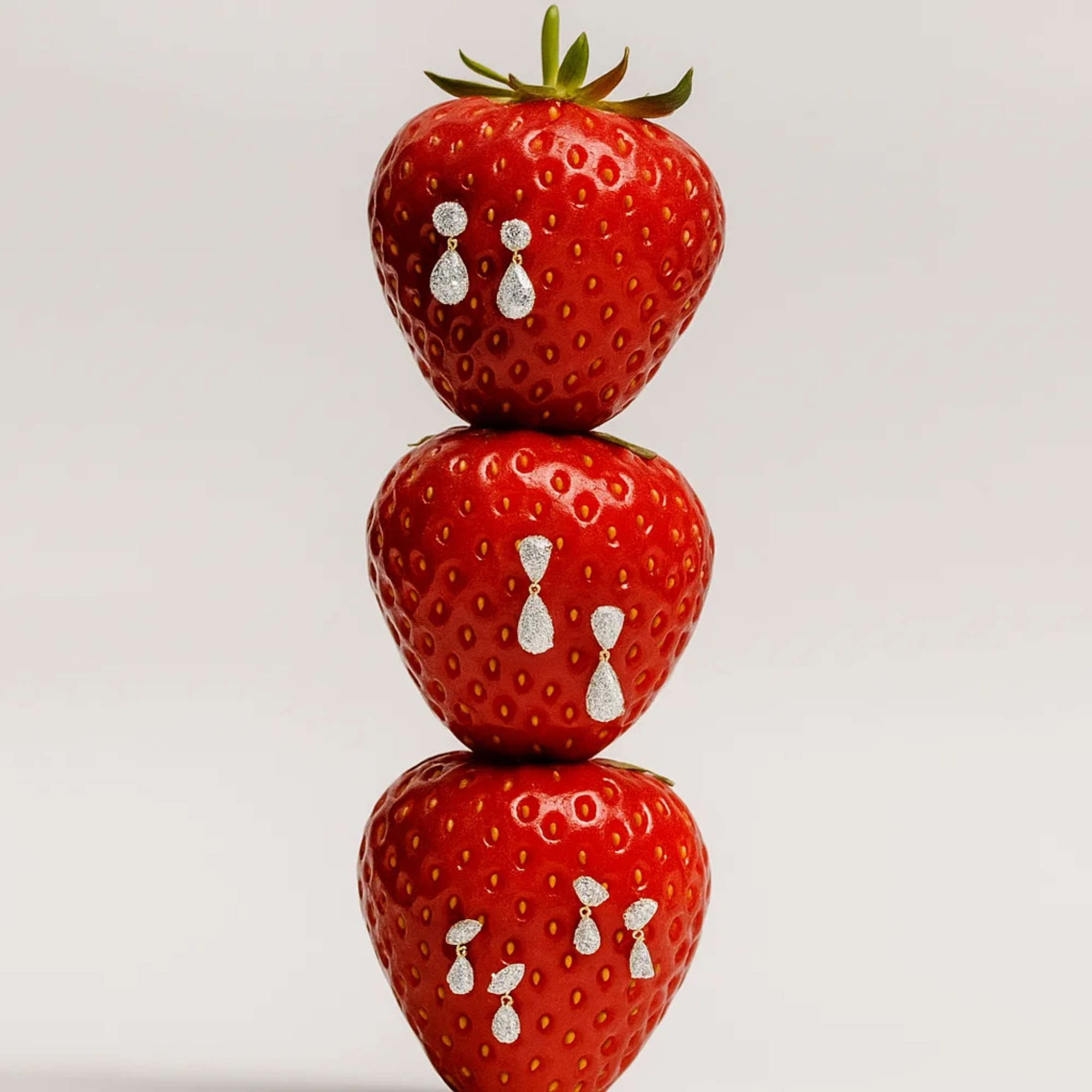 Marquise & Pear Shape Lab Grown Diamond Dangling Earrings