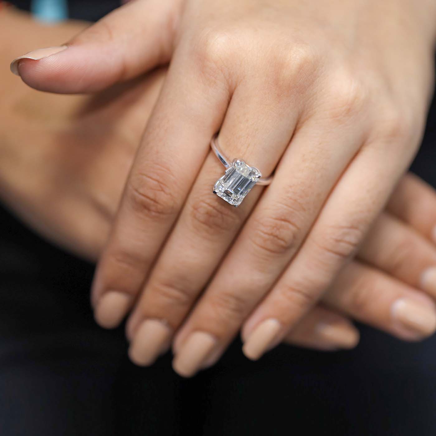 14K Gold Diamond Solitaire Engagement Ring