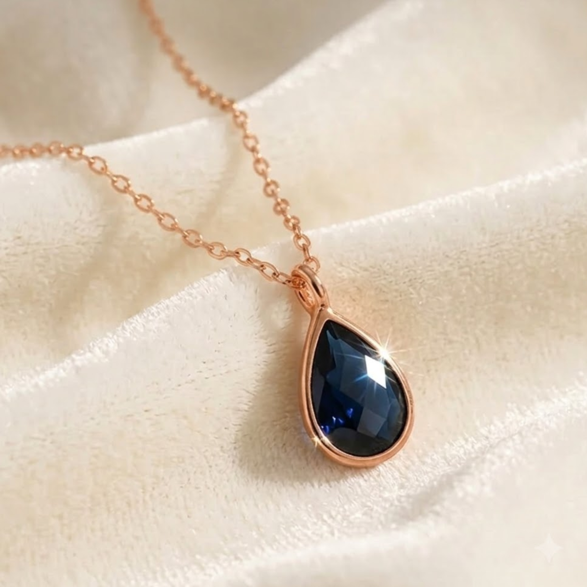 Dainty Initial Onyx Drop Pendant