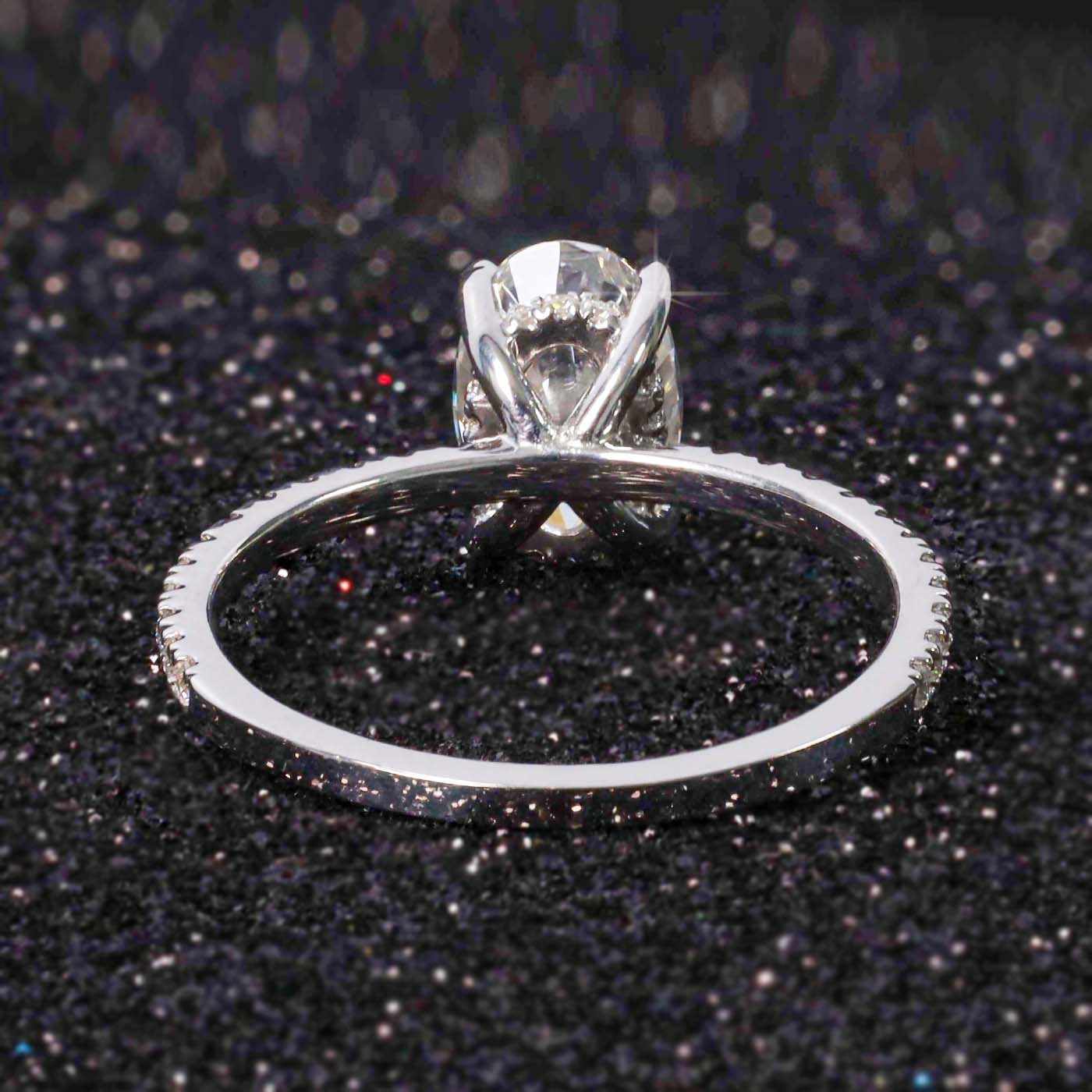14K Gold Lab Diamond Engagement Ring