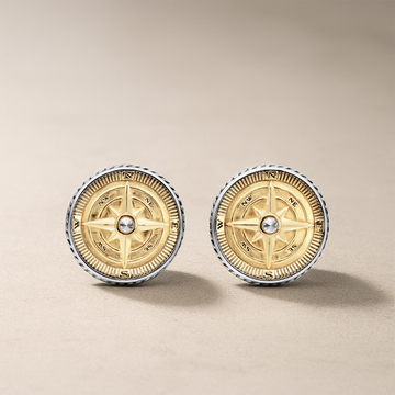 Men's Cufflink, 14k Gold Cufflinks, Round Halo Diamond Cufflinks For Men,Perfect Wedding or Anniversary Gift
