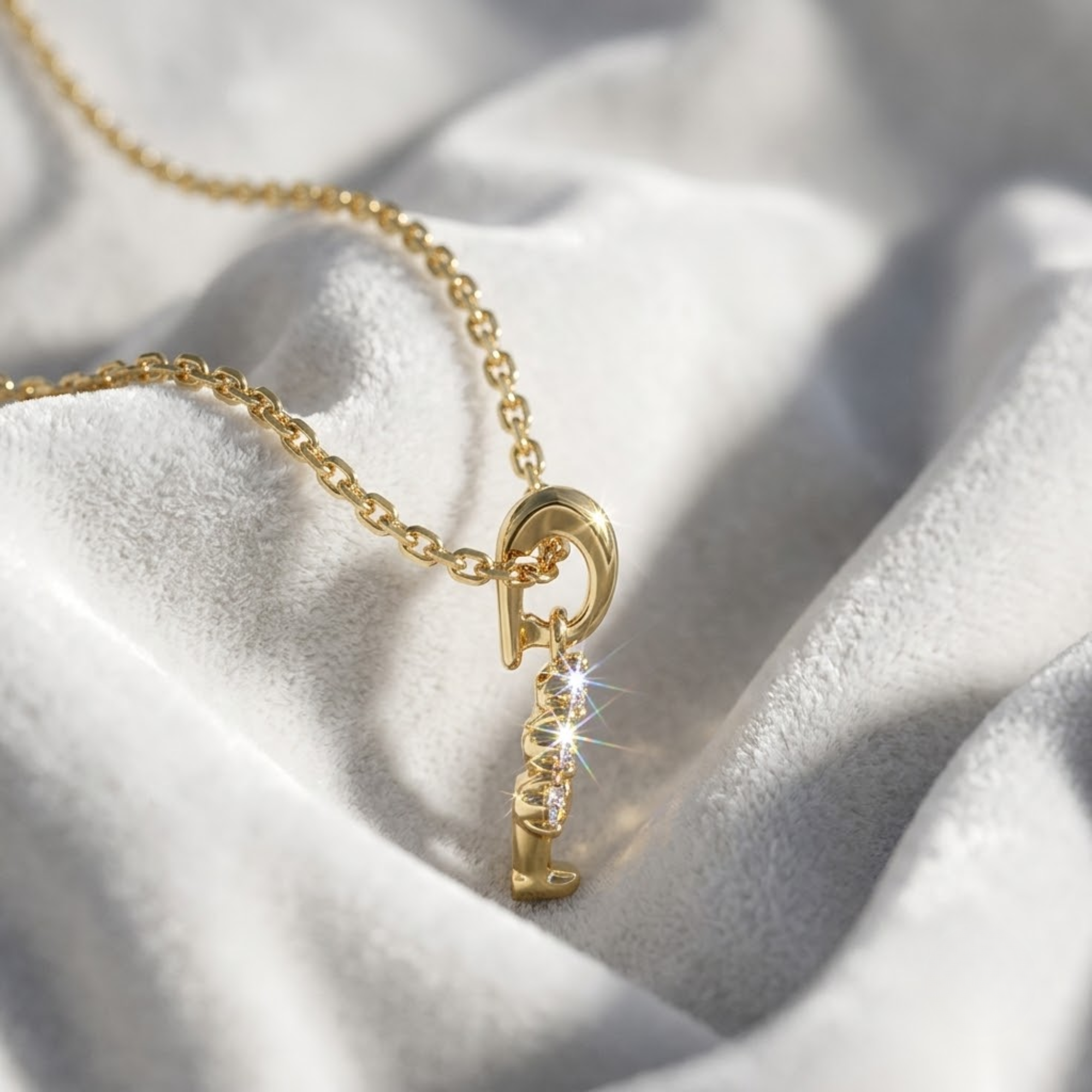 14K Women’s Crown Diamond Pendant