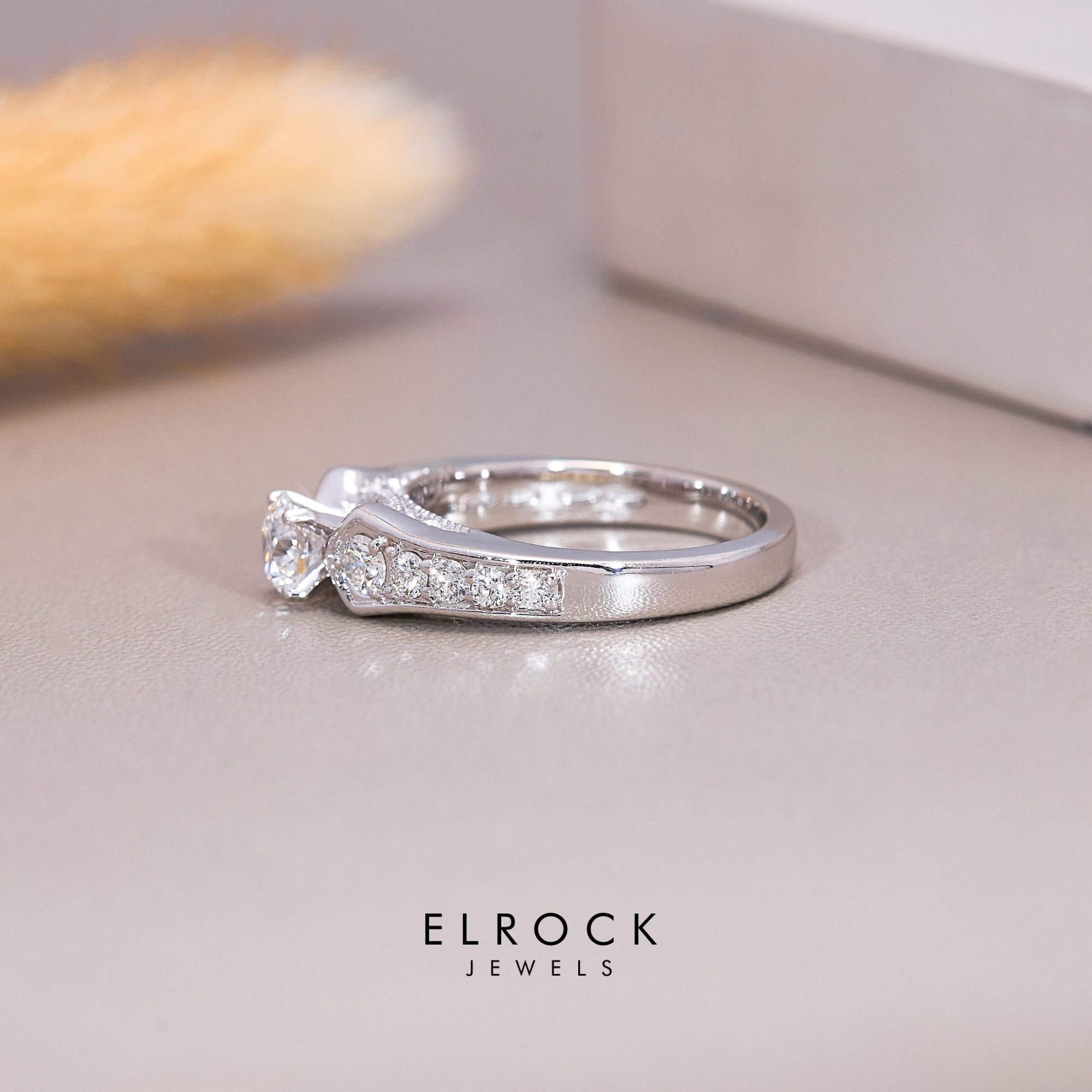 Round Cut Lab Grown Diamond Band