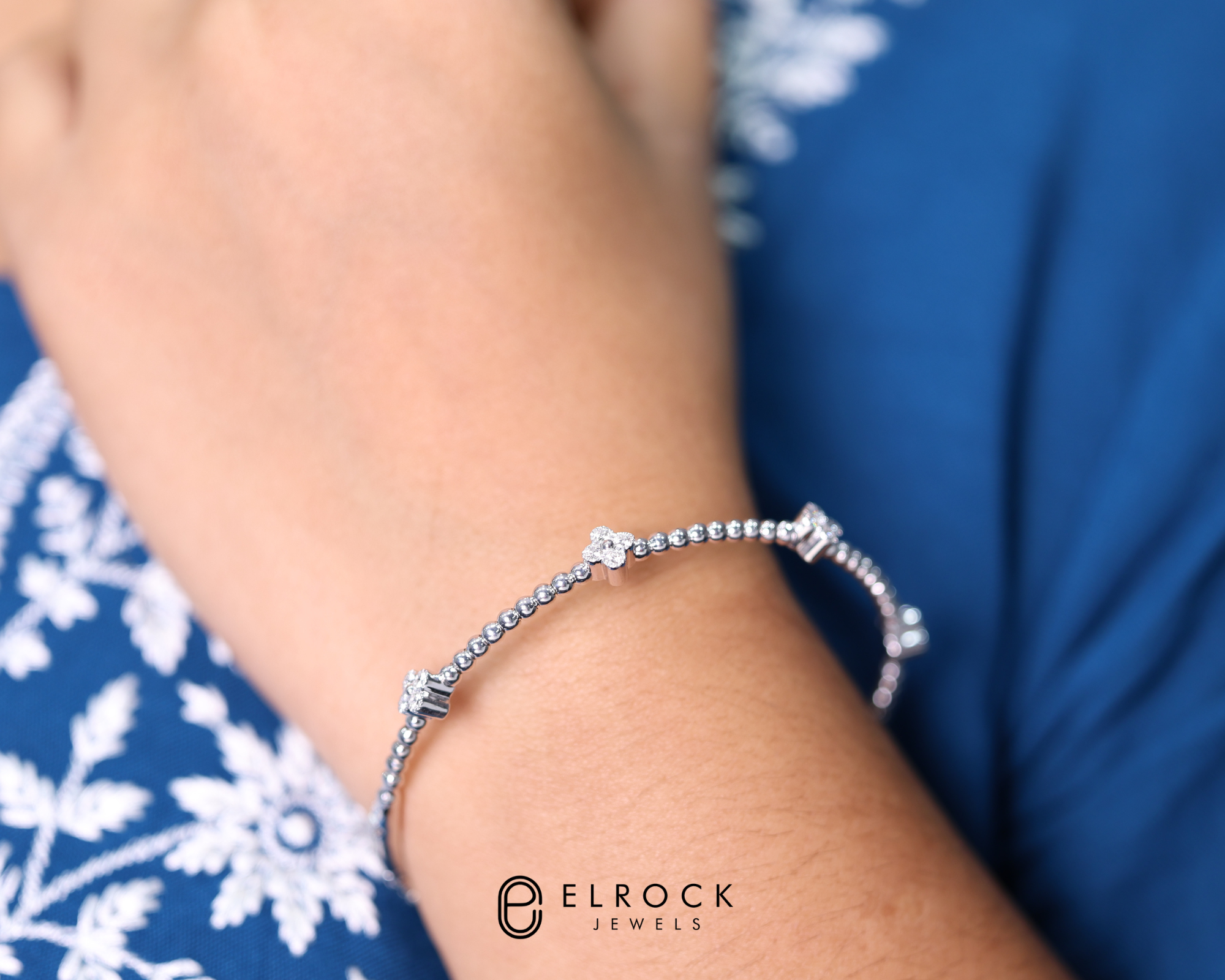 Gold Lab Grown Diamond Bracelet