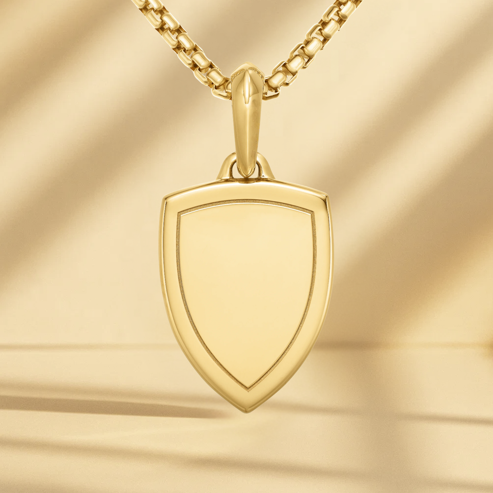 St Michael Medallion Necklace with Lab Grown Diamonds