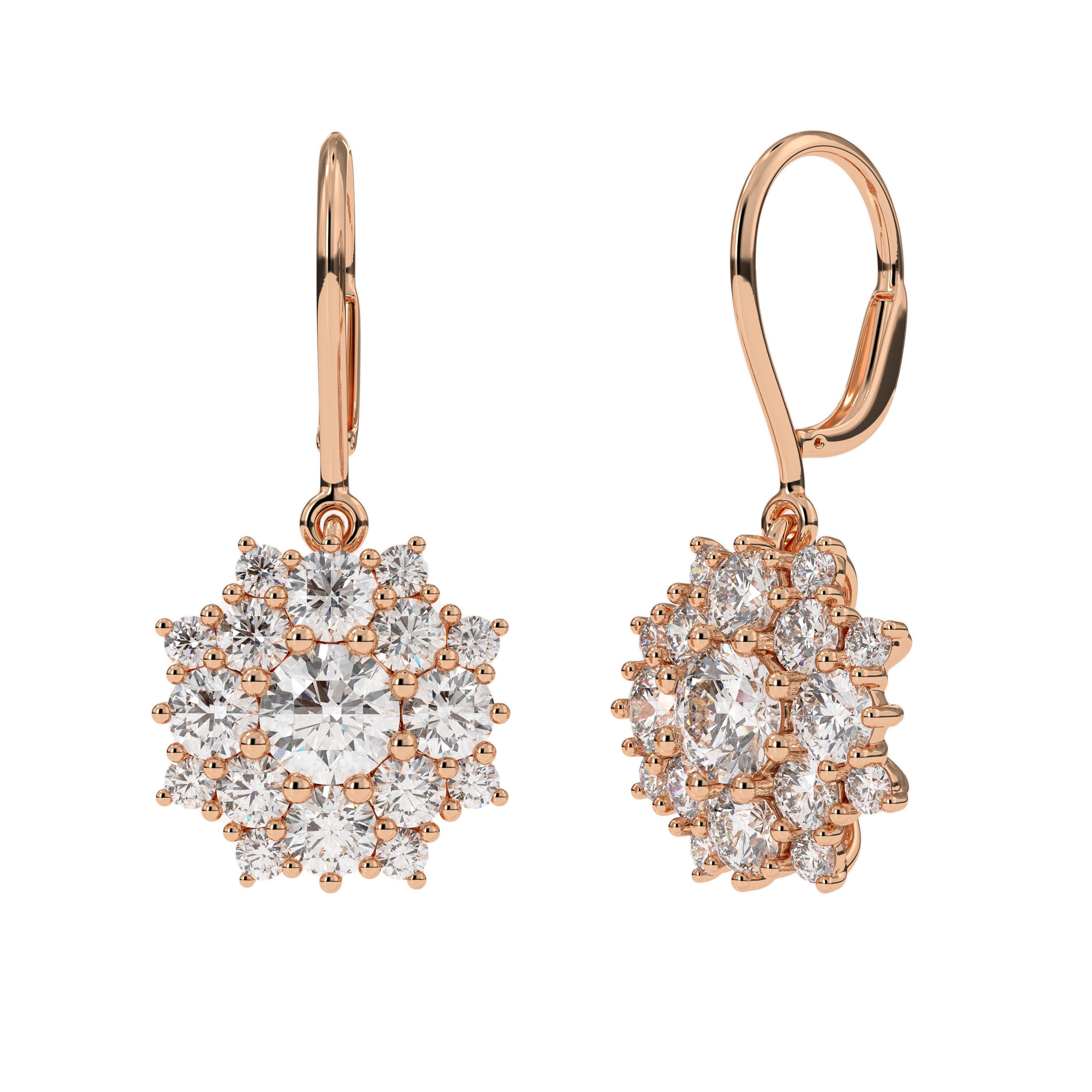 Sunflower Halo Earrings