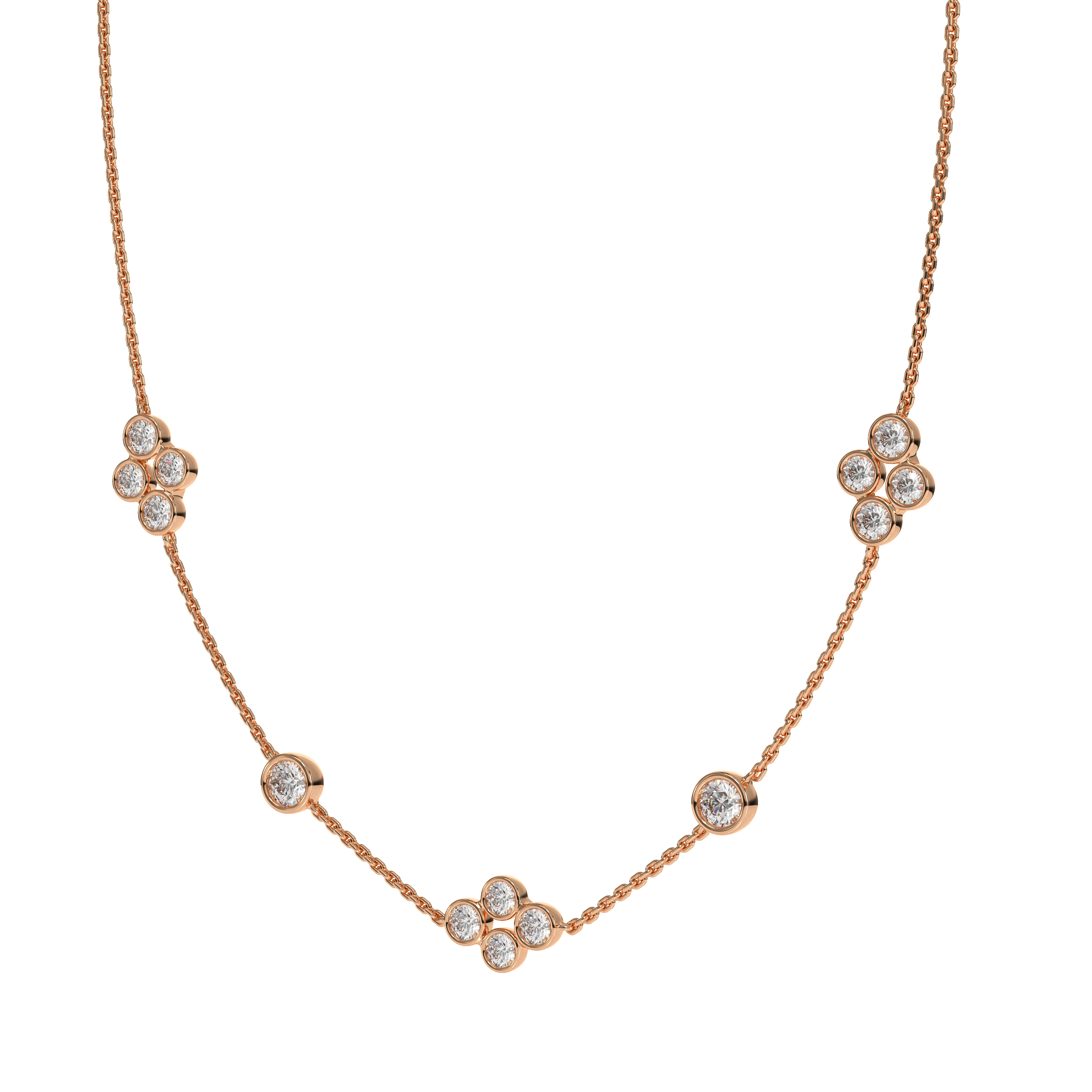 14K Gold Lab Grown Diamond Necklace