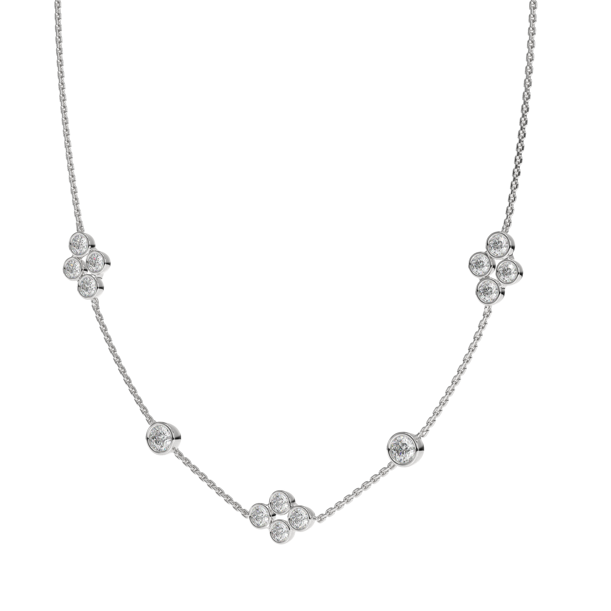 14K Gold Lab Grown Diamond Necklace