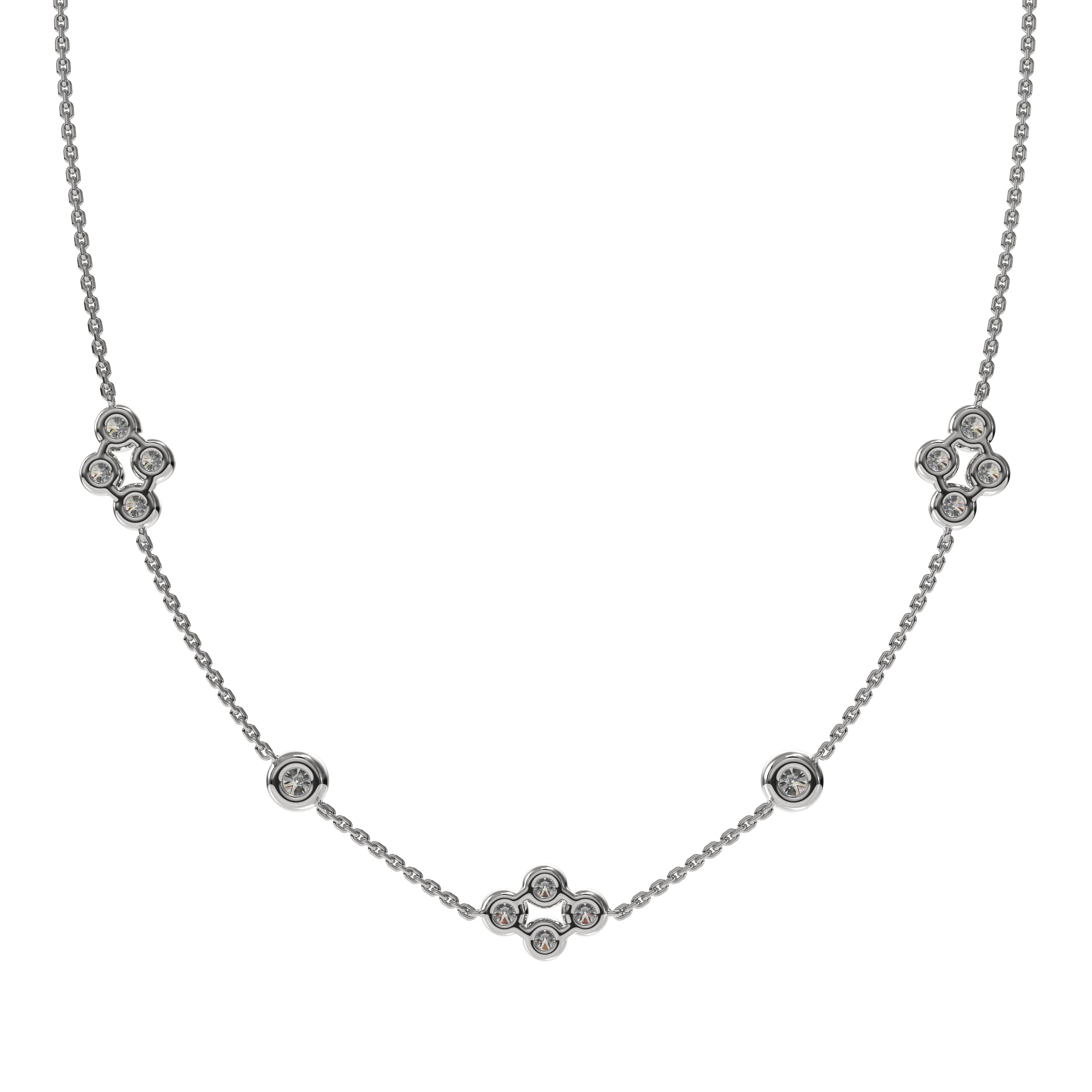 14K Gold Lab Grown Diamond Necklace
