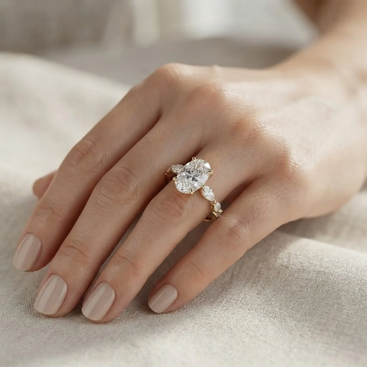 2.00 CT Oval Diamond Ring