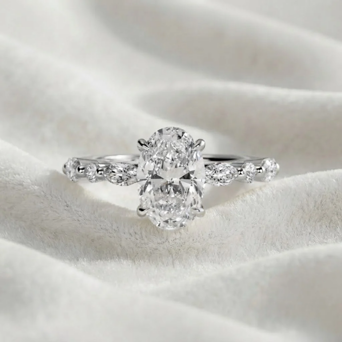 2.00 CT Oval Diamond Ring