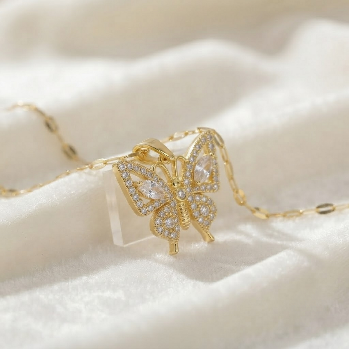 Butterfly Diamond Necklace
