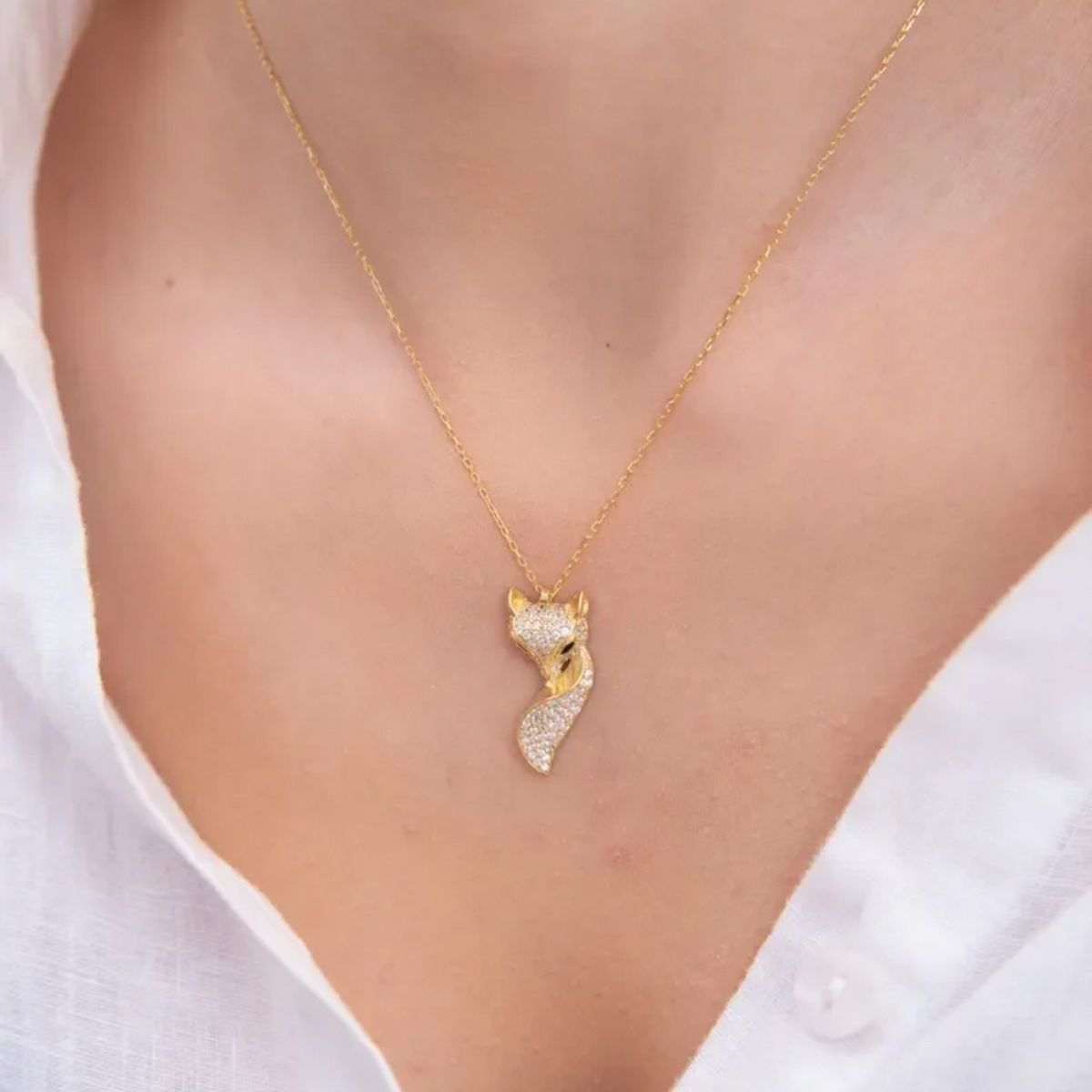 Angel Wing Diamond Necklace
