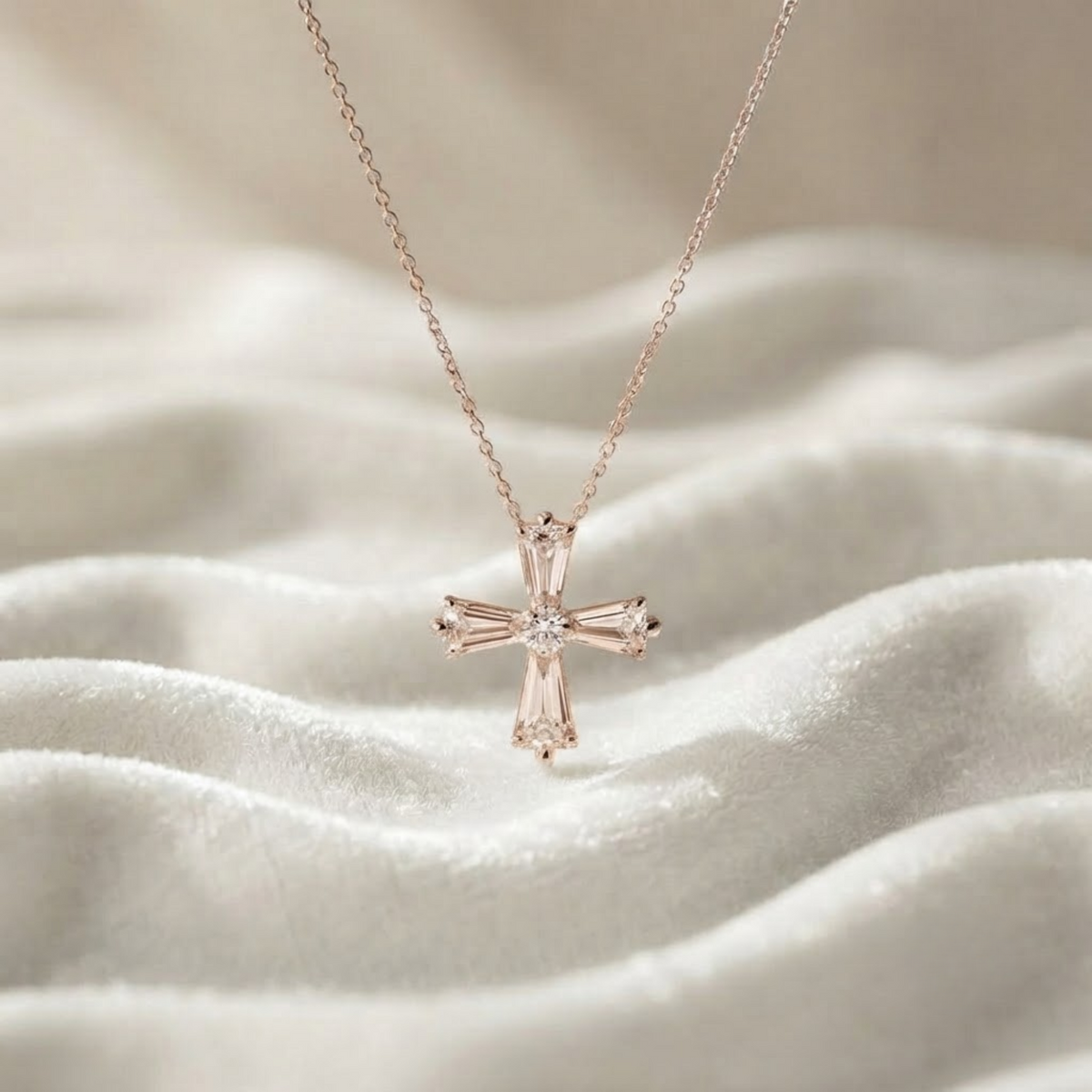 Diamond Cross Necklace