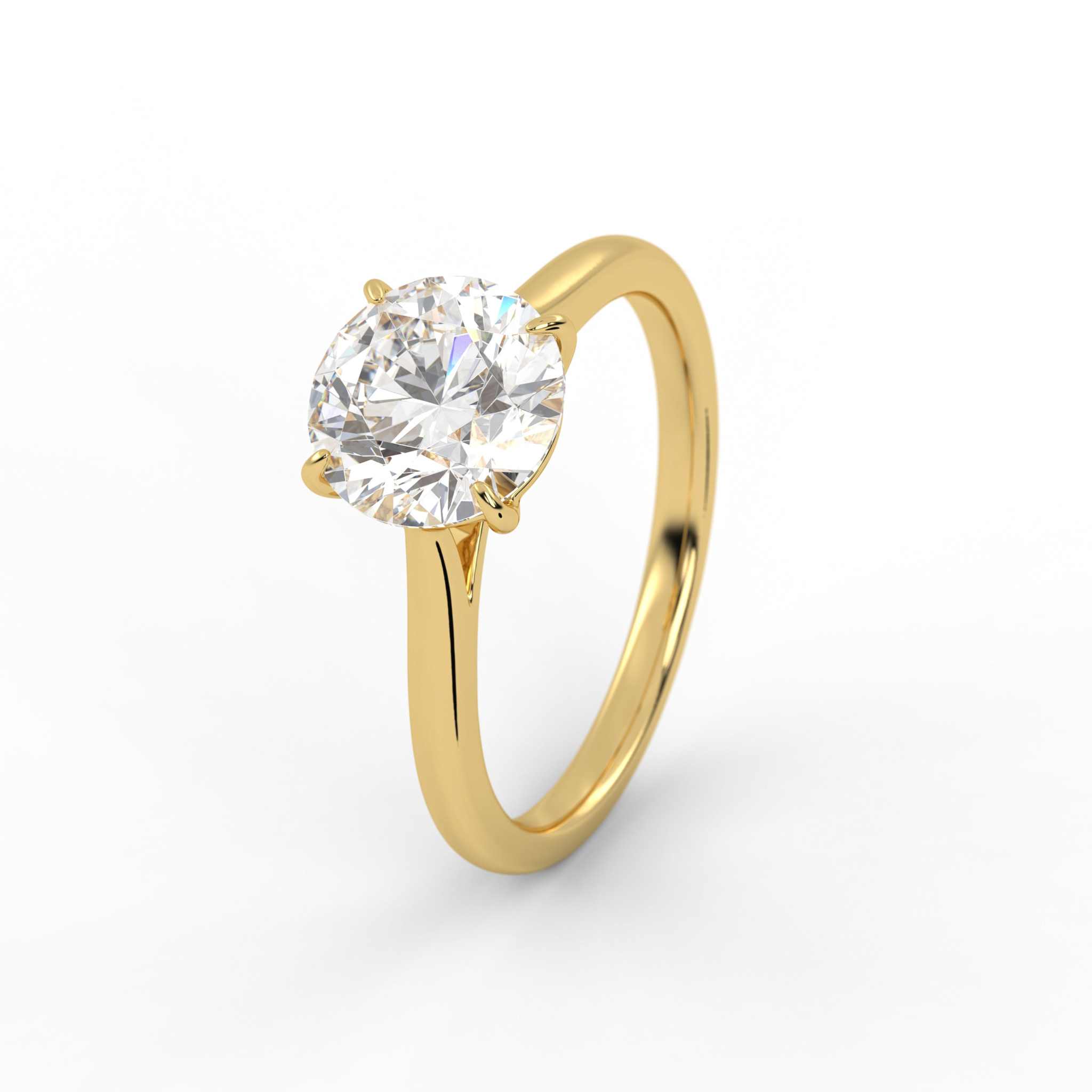 Round Solitaire Ring