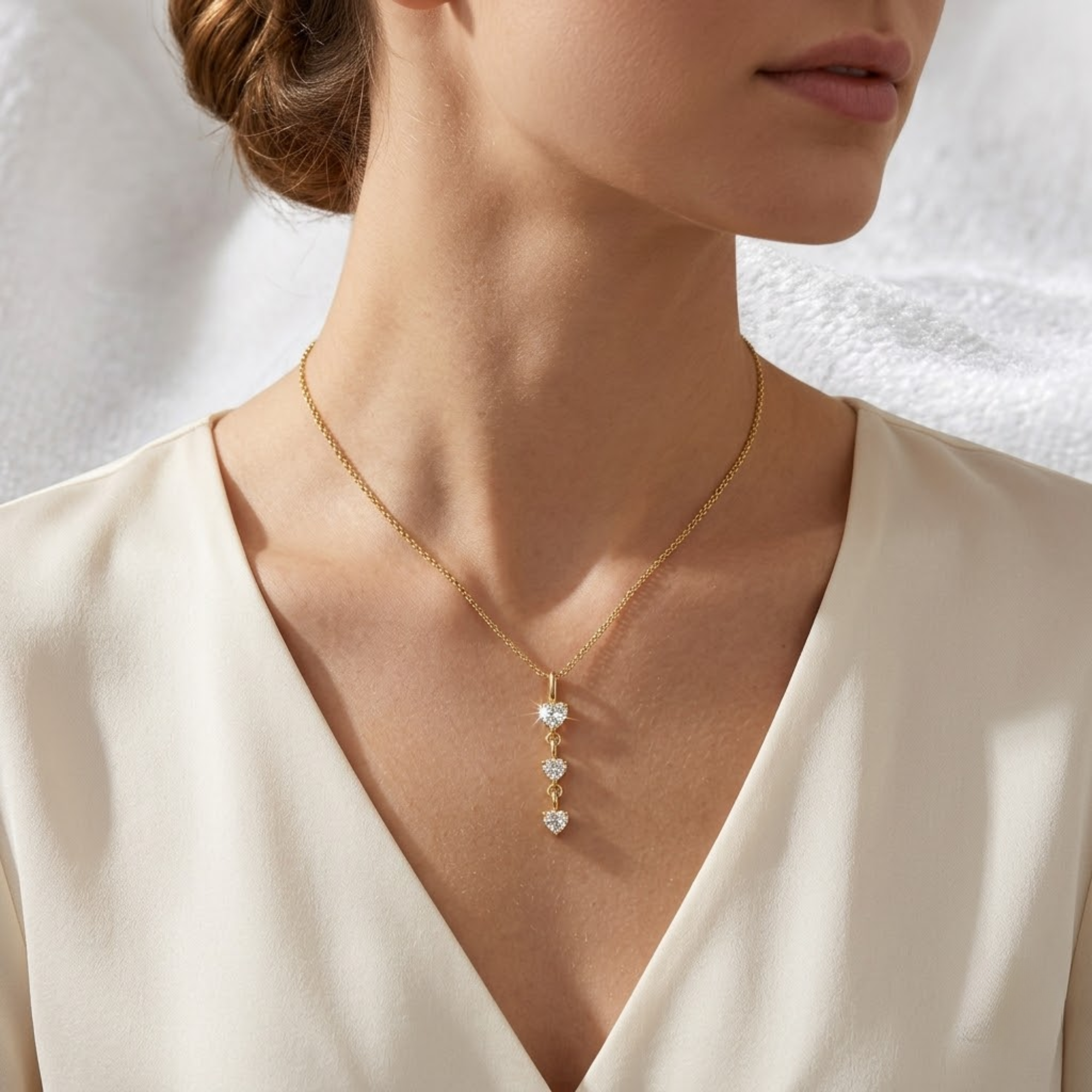 Heart Diamond Necklace