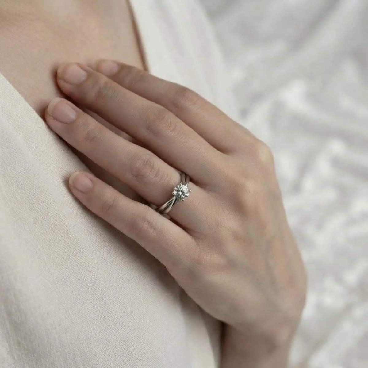 Round Diamond Solitaire Engagement Ring