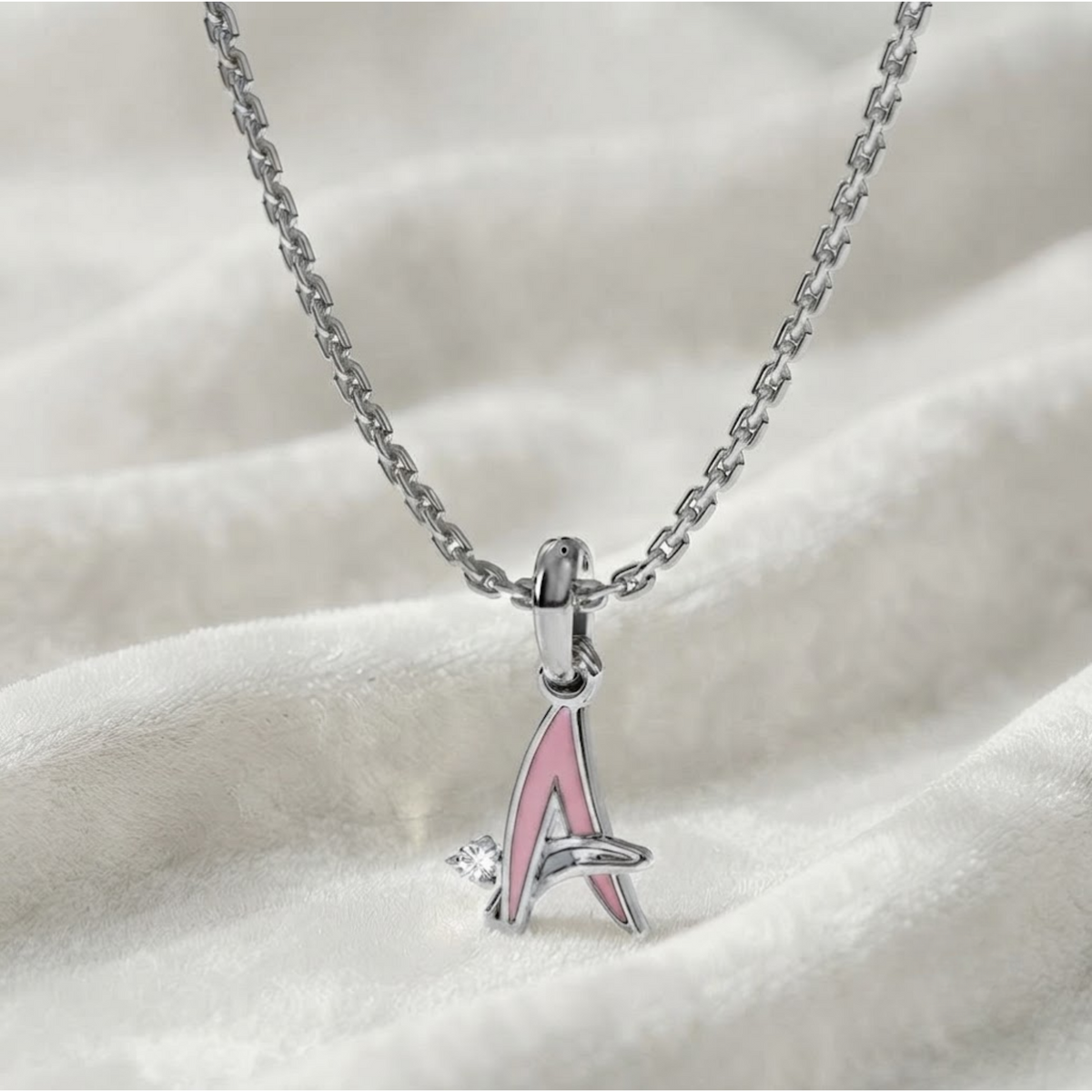 Enamel Initial Charm Pendant Alphabet Enamel Pendant