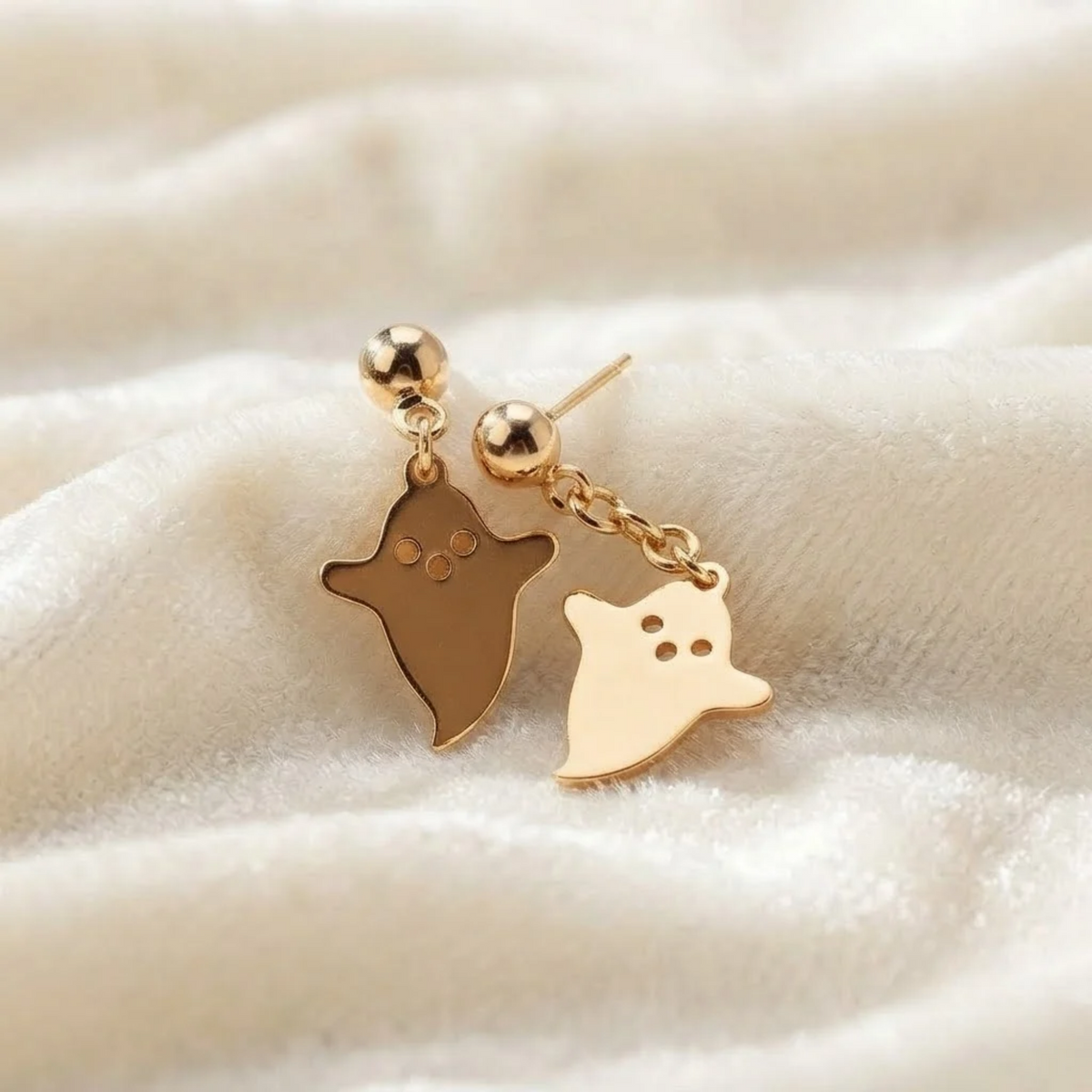 Gold Halloween Stud Earrings