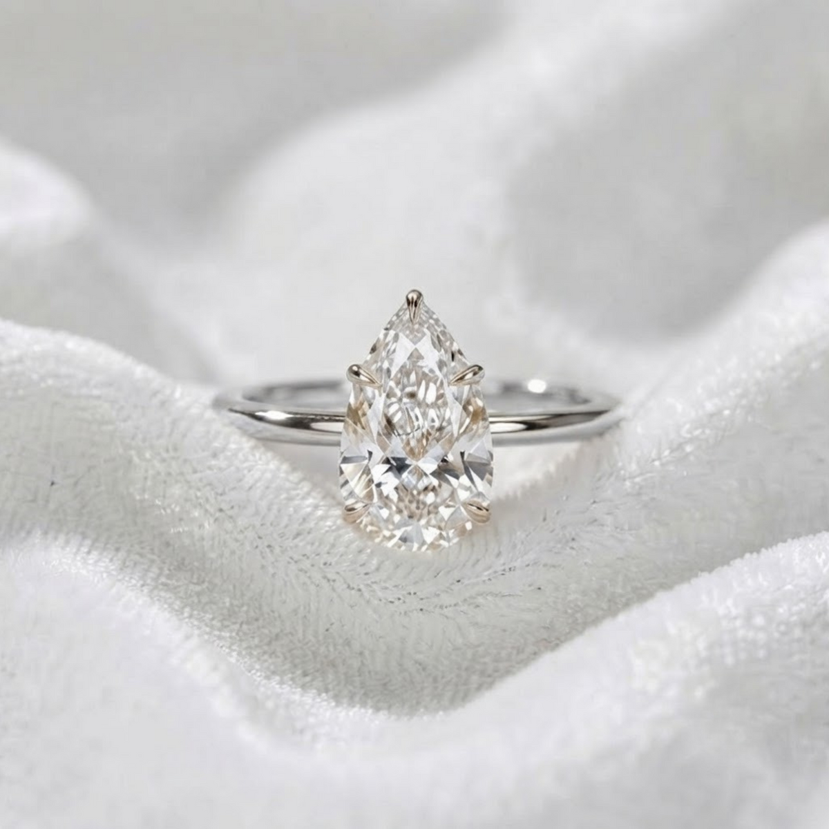 Lab Grown Diamond Solitaire Ring