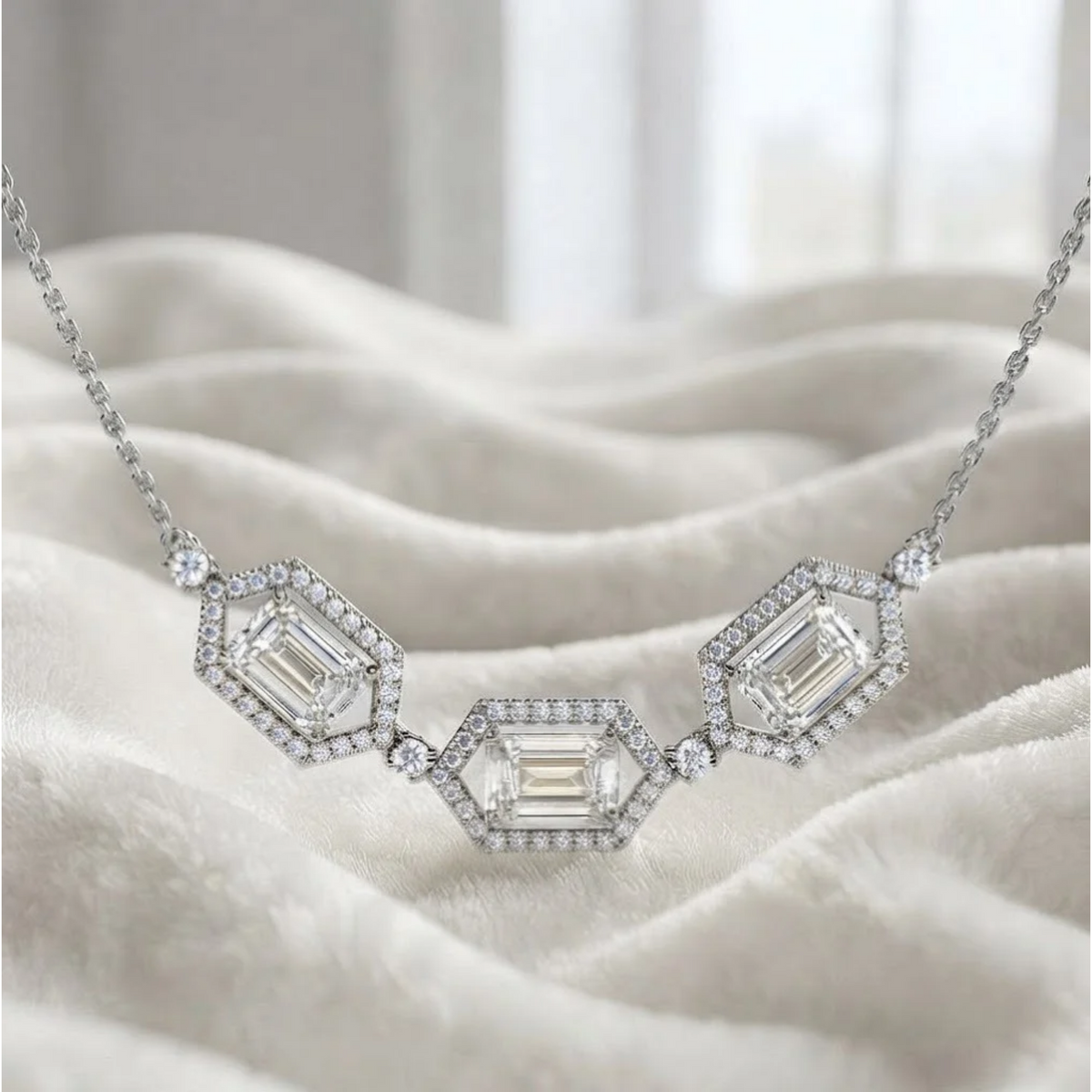 Diamond Necklace Dainty Gold Necklace